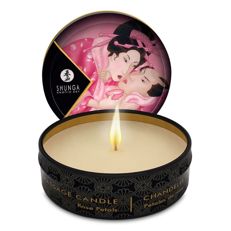 SHUNGA Bougie de massage rose