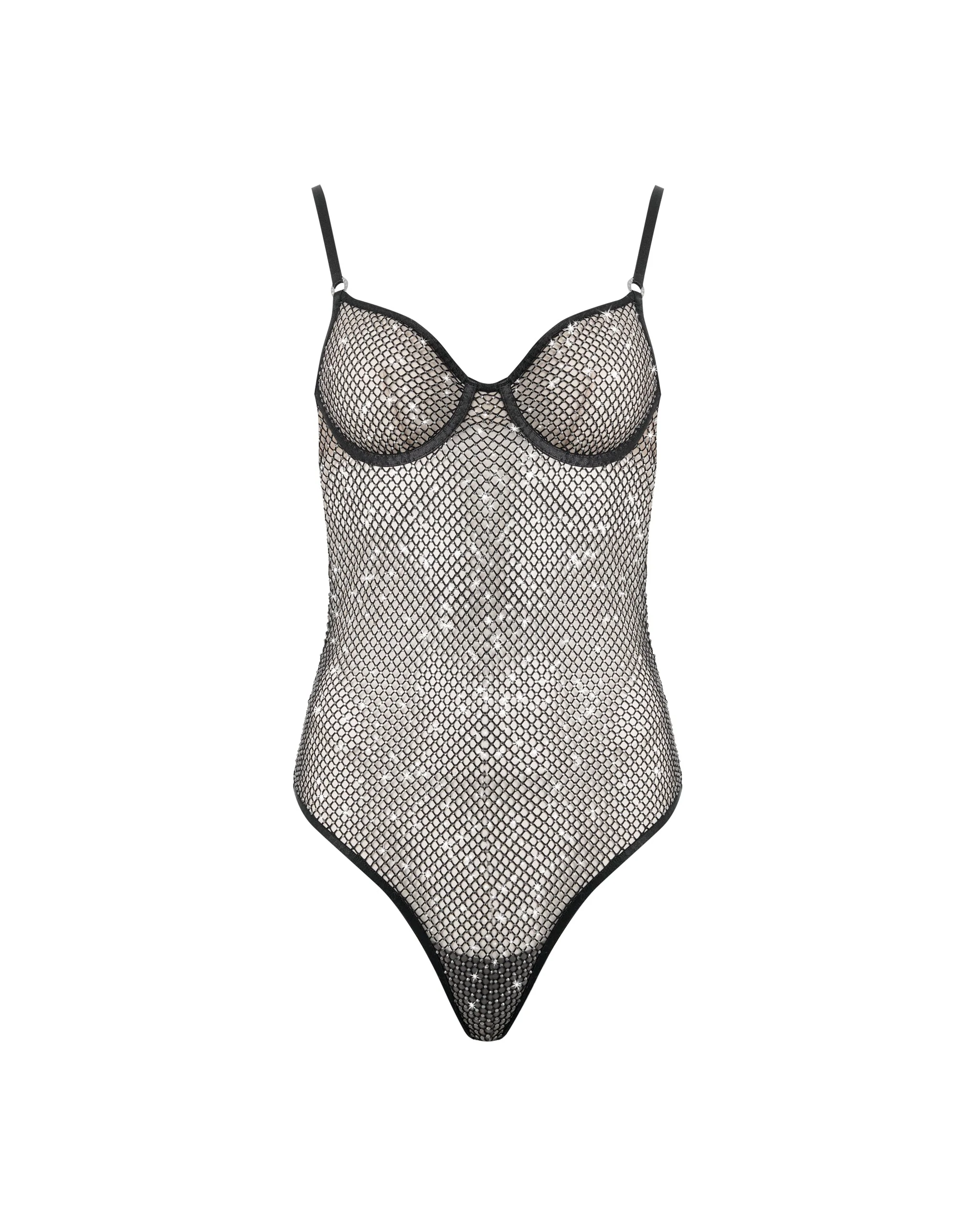 Bluebella Body en Maille Transparente Noor Noir