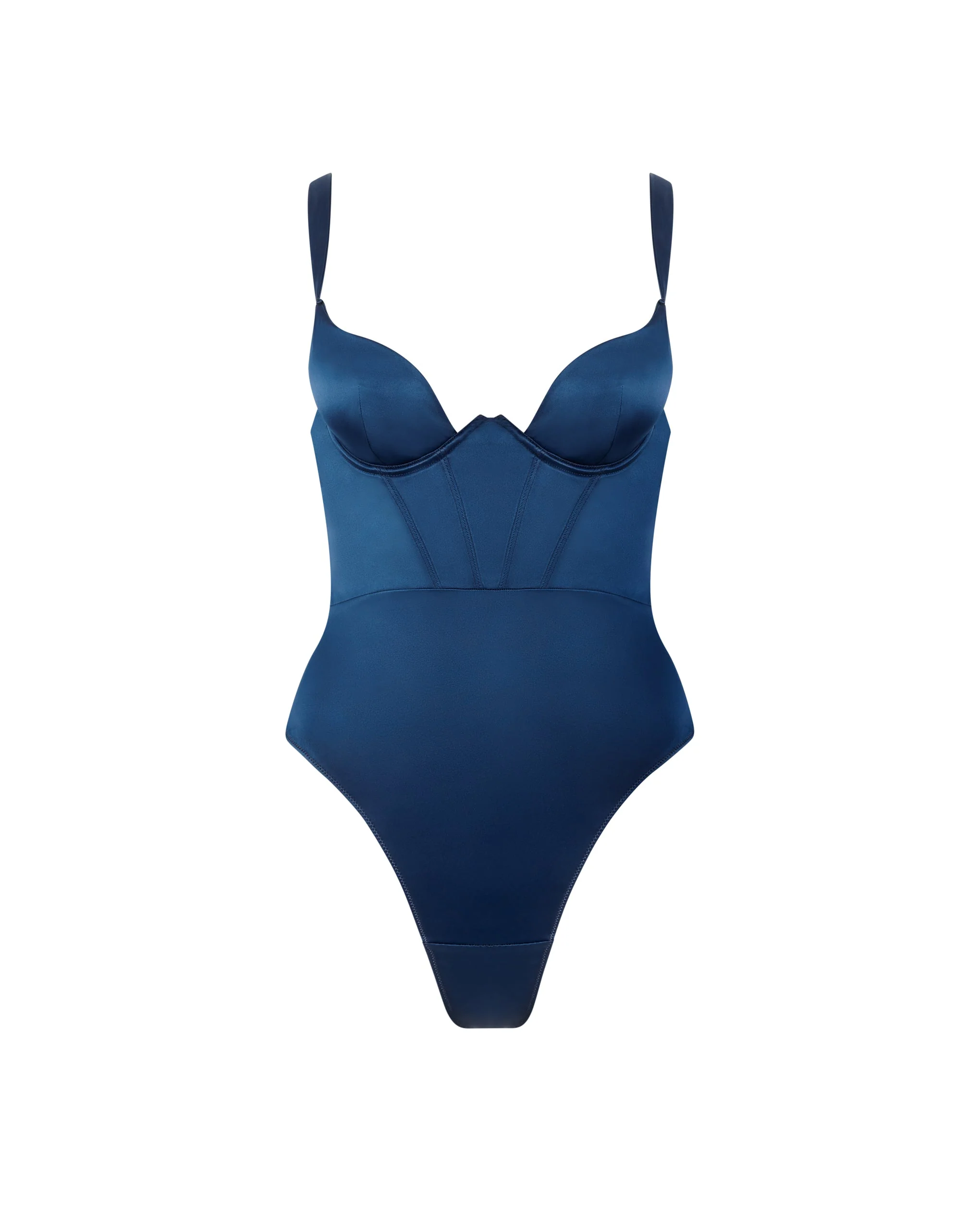 Bluebella Body Push-up Verona en Satin Bleu Marine