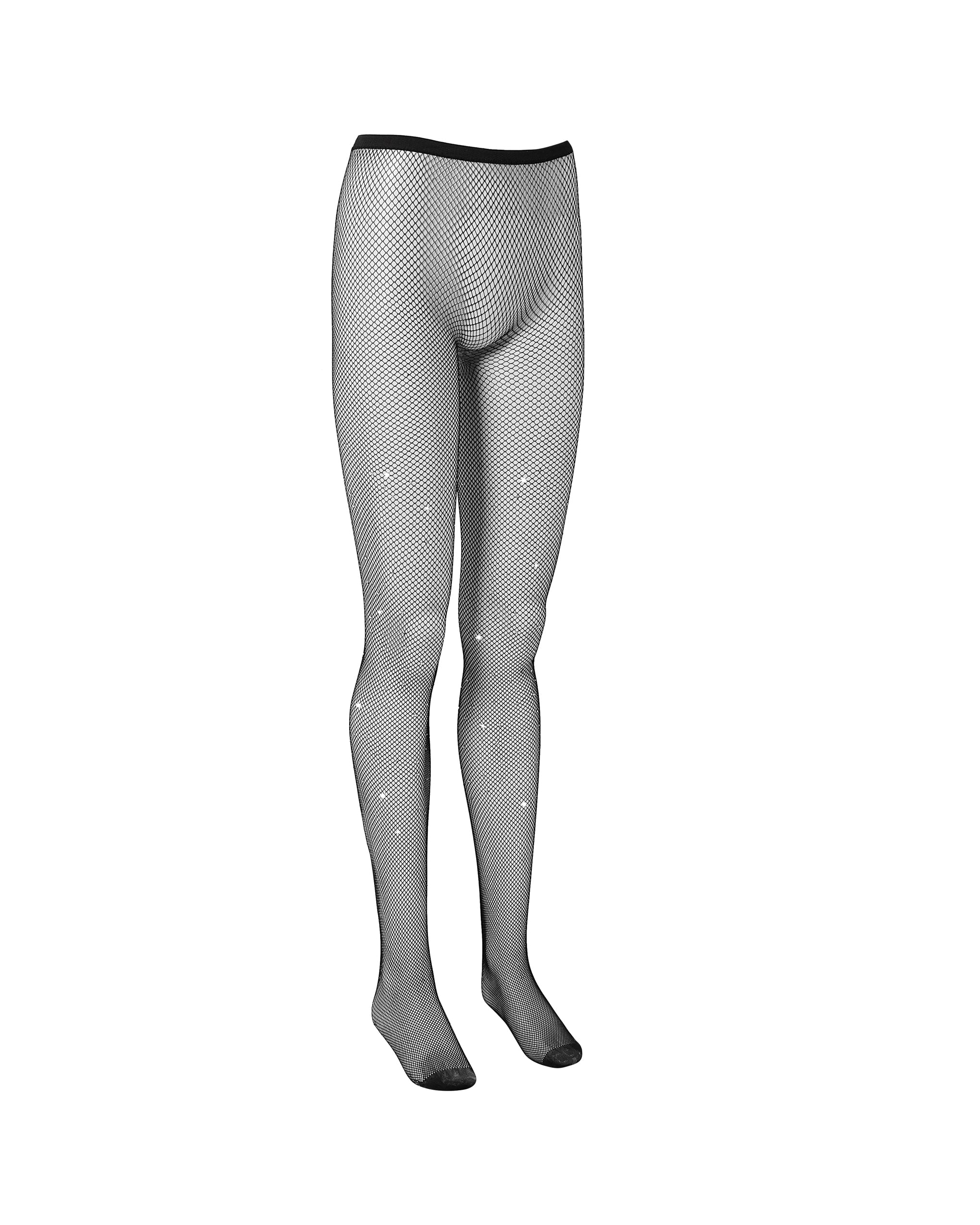 Bluebella Collant en Résille avec strass Noir