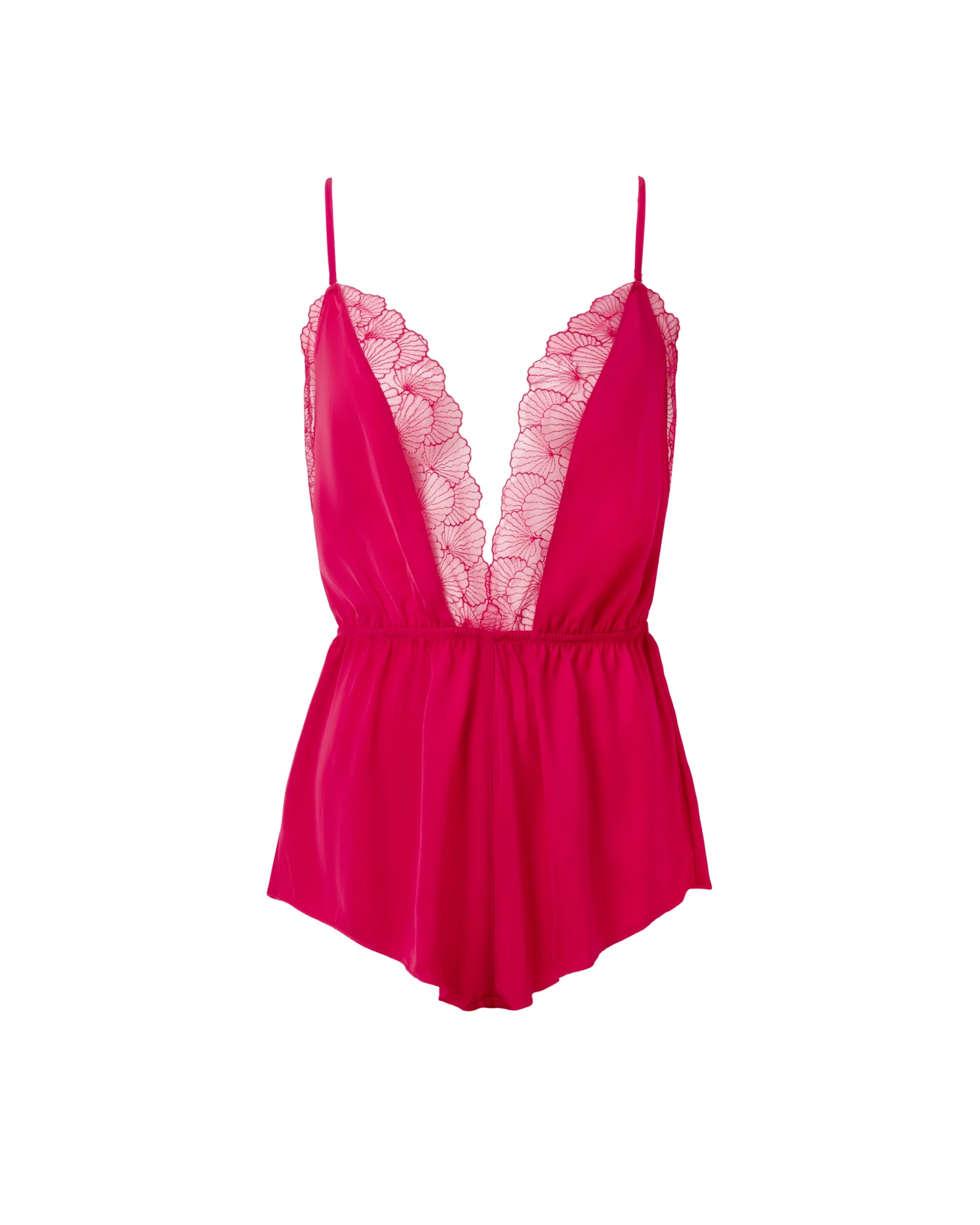 Bluebella Combishort Vermont en Satin Transparent Rose