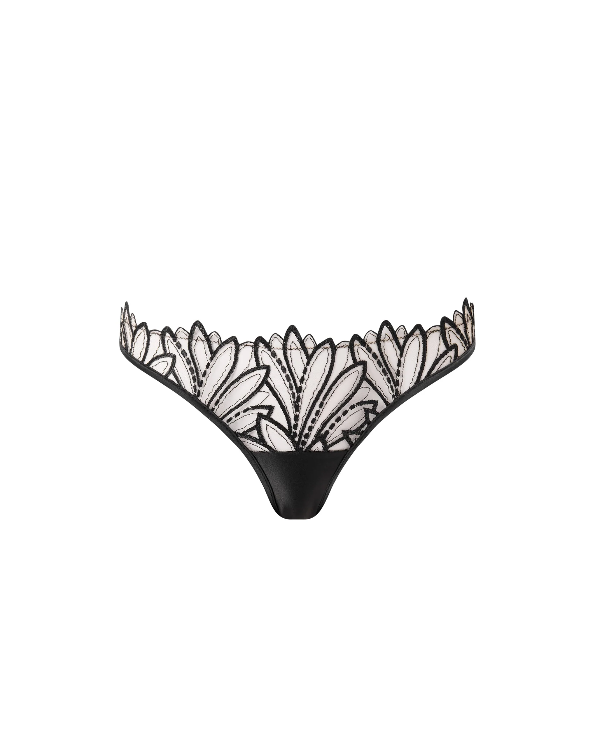 Bluebella Culotte à Broderie Florale Pavlina Noir