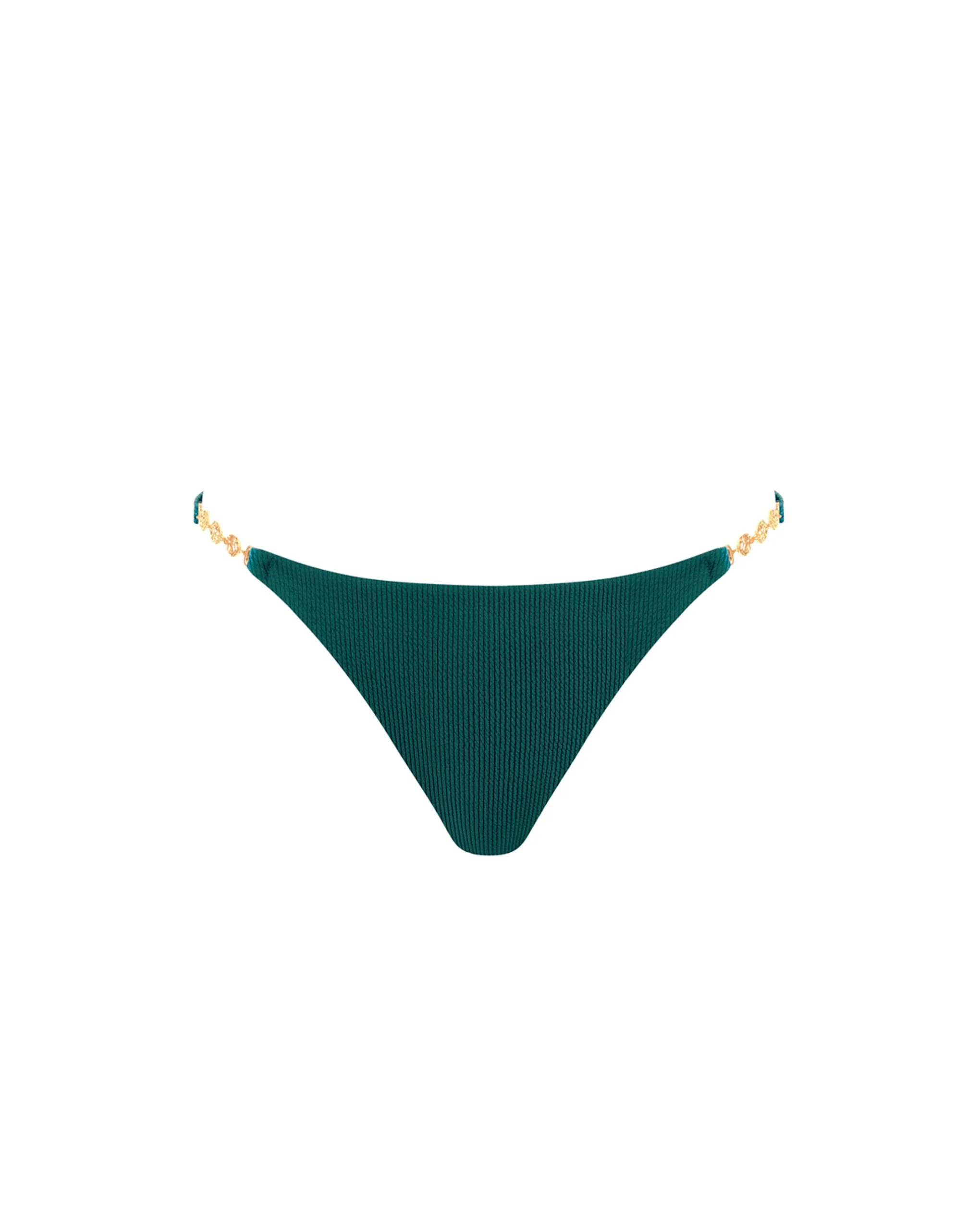 Bluebella Culotte de Bikini Caspian Vert Émeraude
