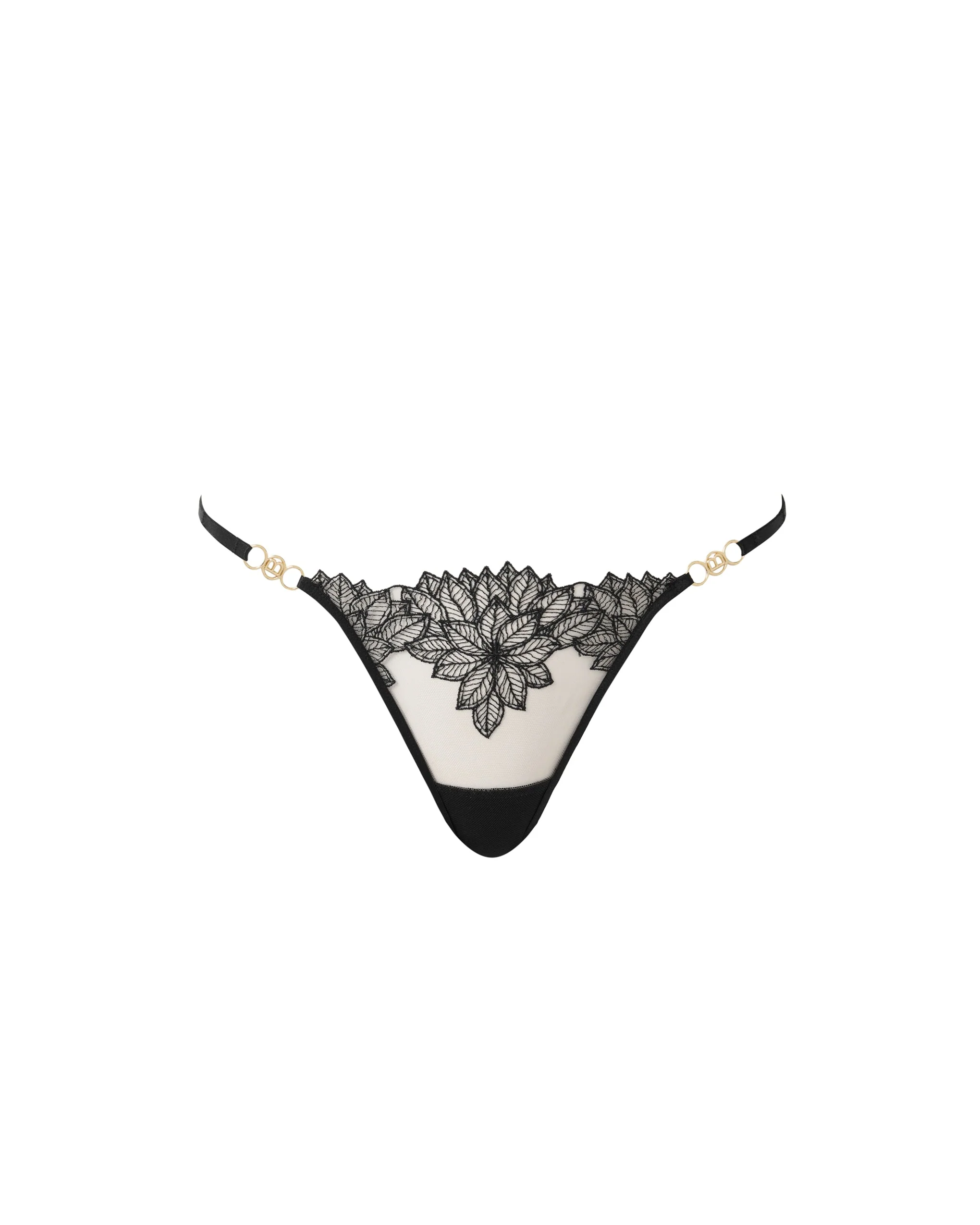 Bluebella Culotte Inaya Floral Transparent Noir