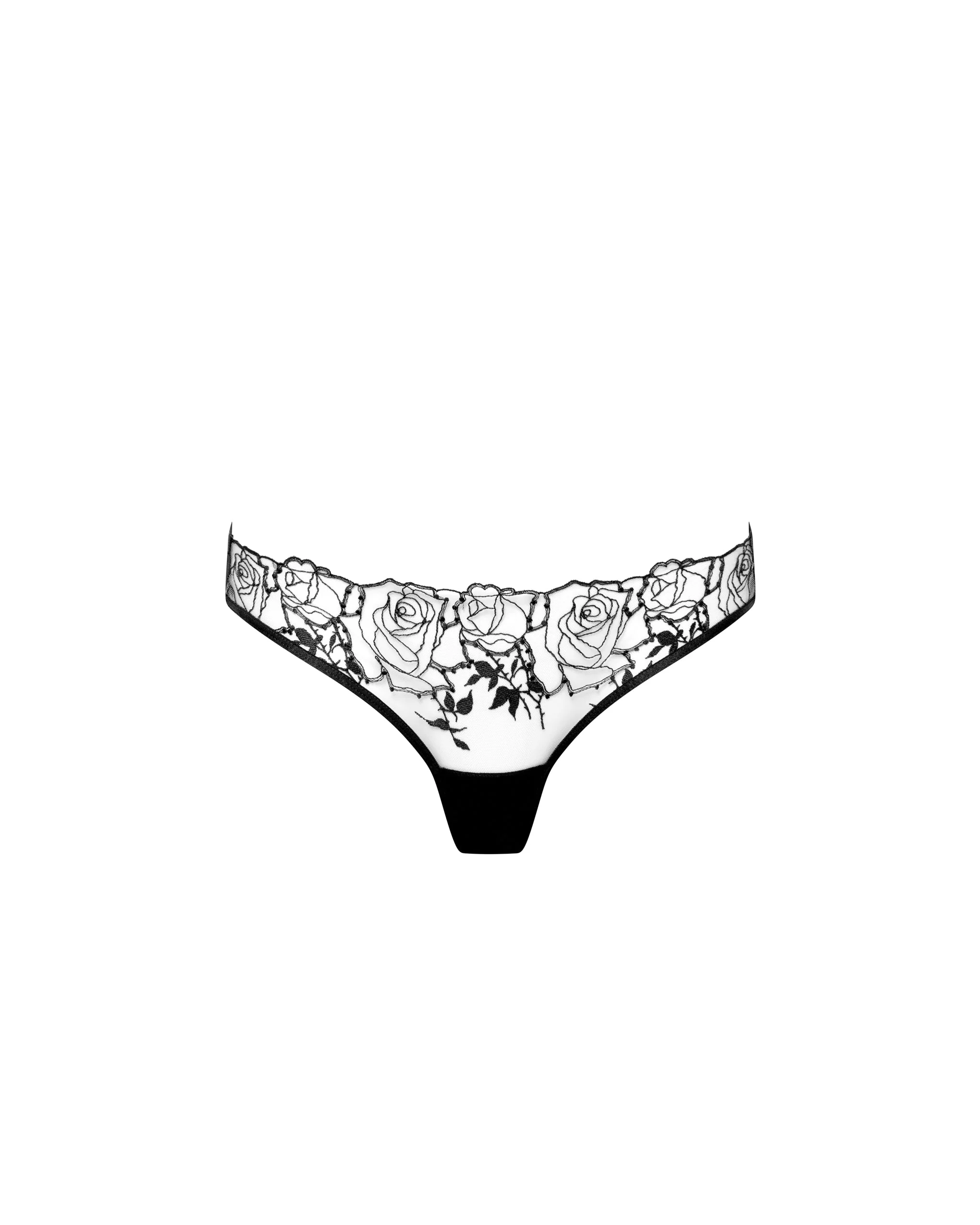 Bluebella Culotte Rosalie Noir/Transparent