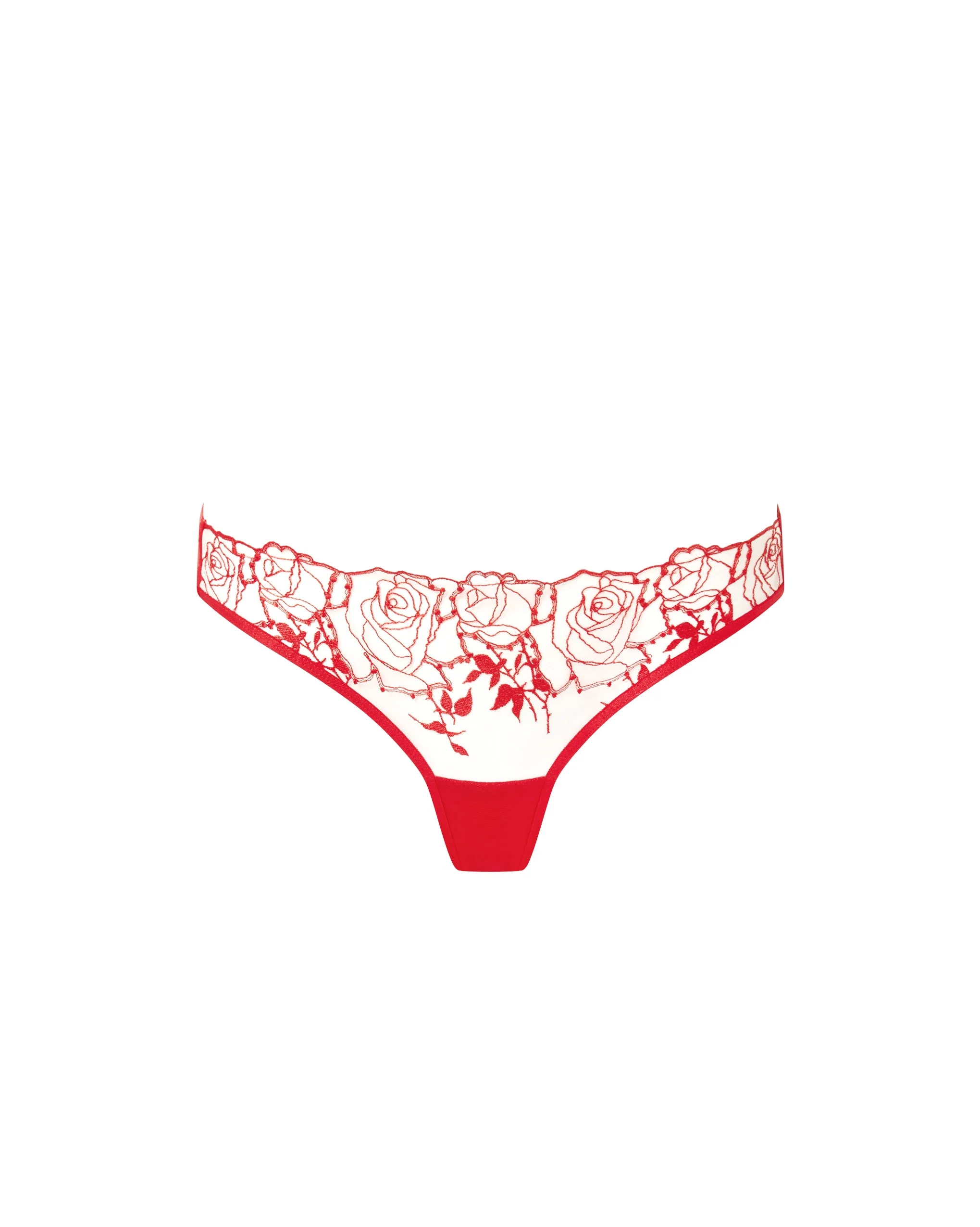 Bluebella Culotte Rosalie Rouge/Transparent