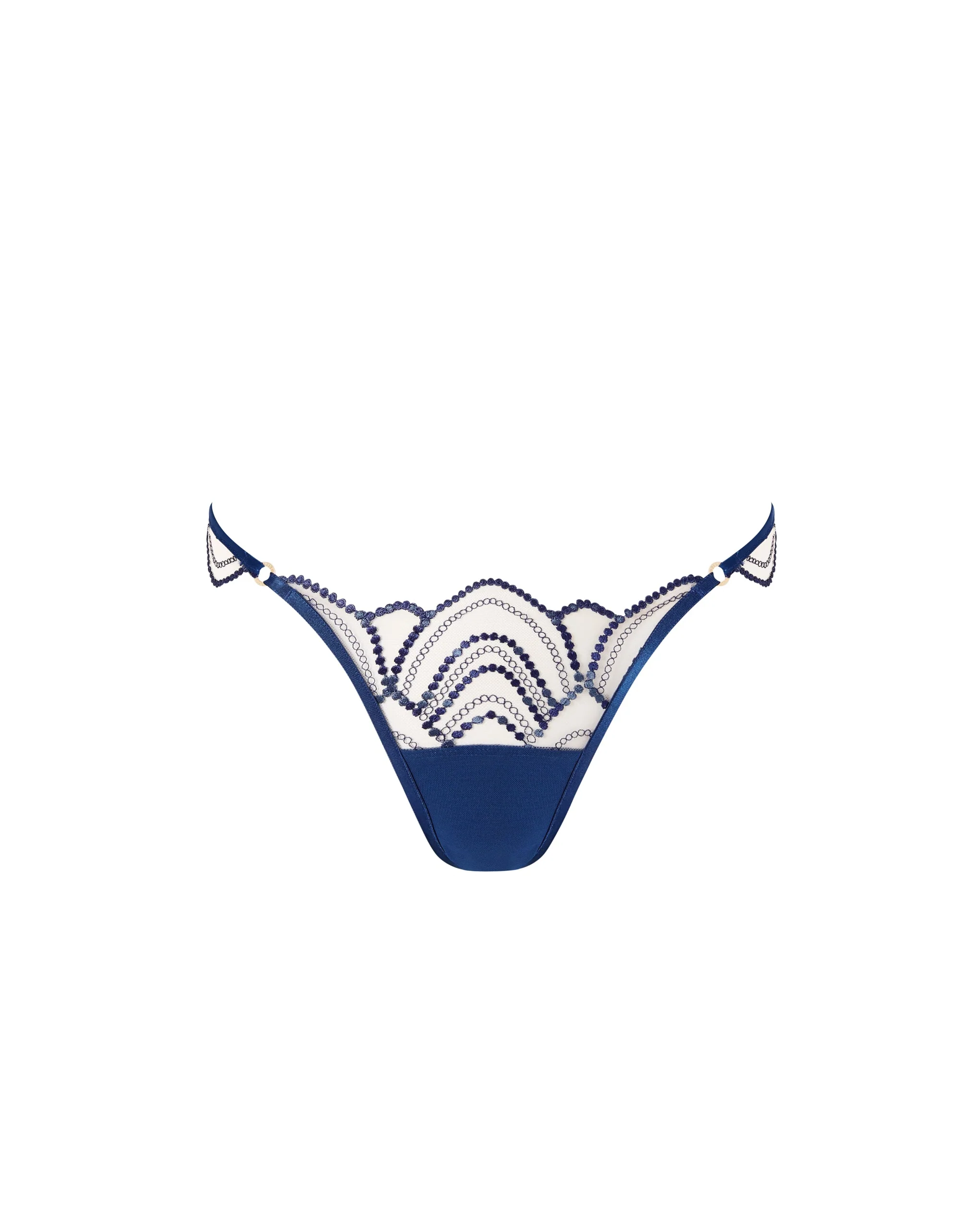 Bluebella Culotte Soraya Brodée Transparente Bleu