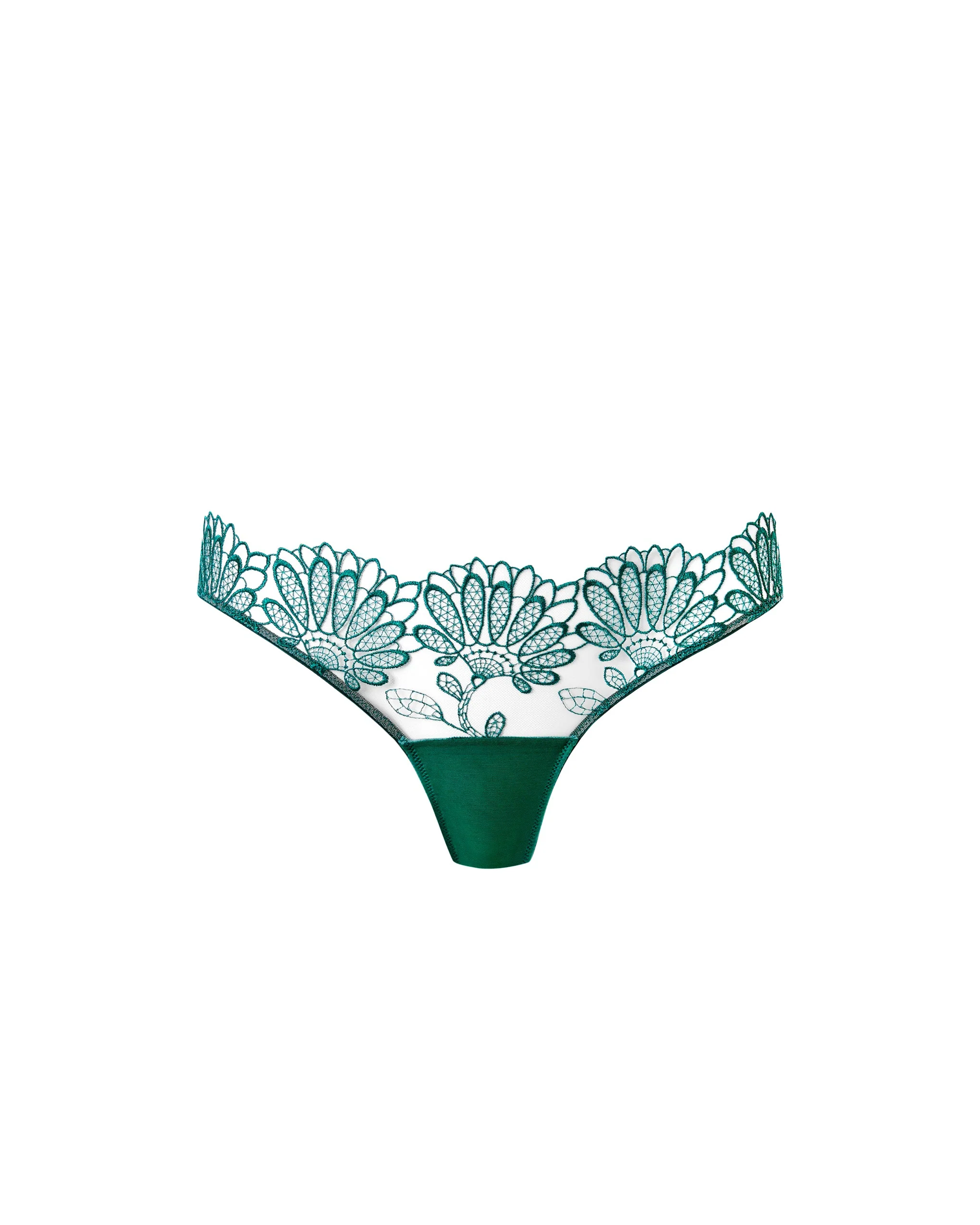 Bluebella Culotte Transparent Floral Amaris Vert