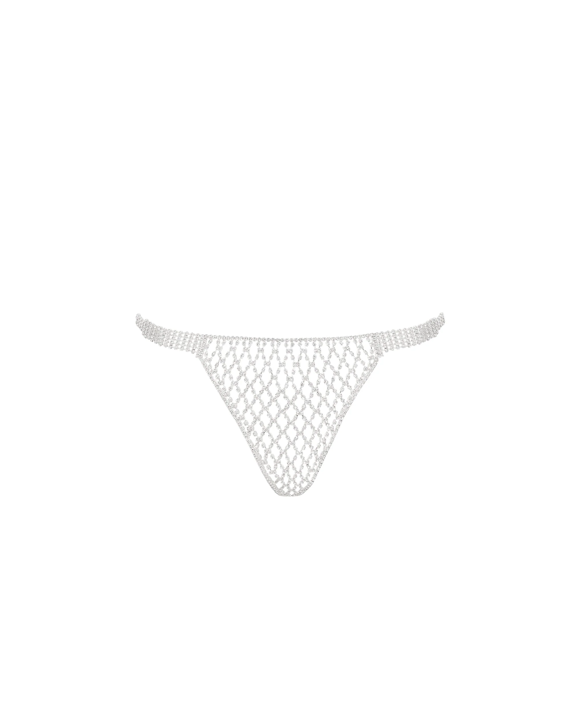 Bluebella Elsa String En Strass Argenté