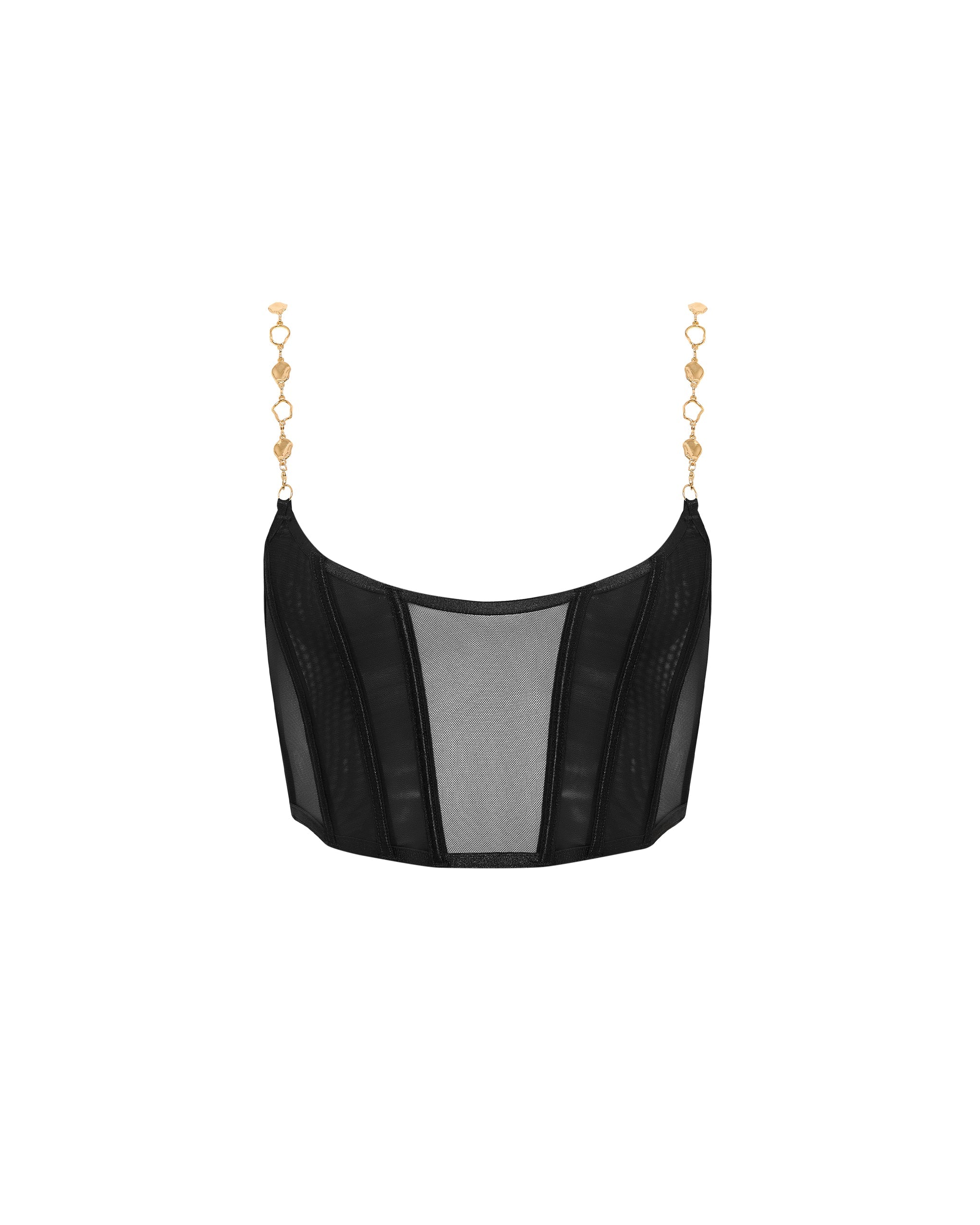Bluebella Emery Bustier Sans Armatures Noir/Doré