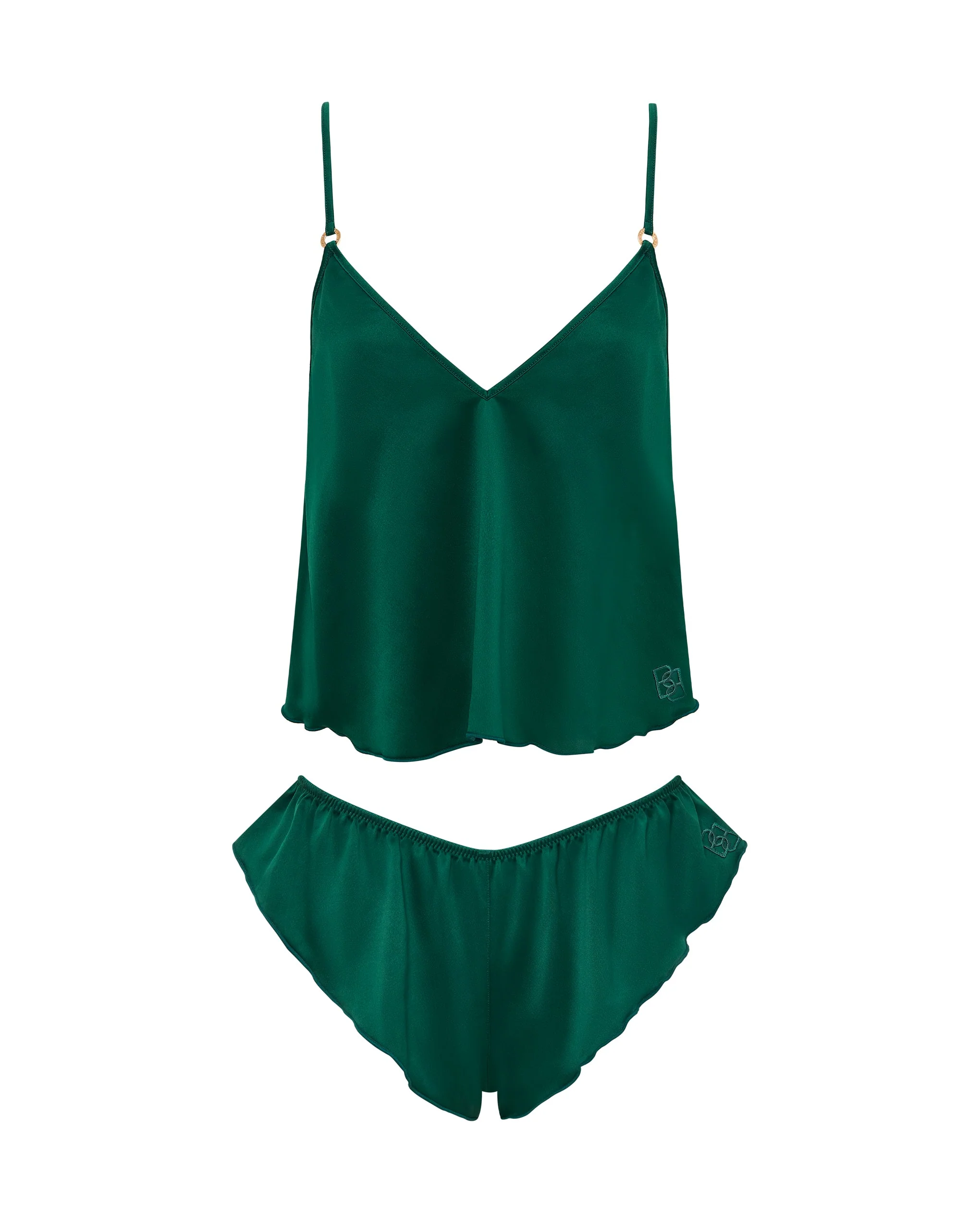 Bluebella Ensemble Caraco et Short Faye Vert Aventurine