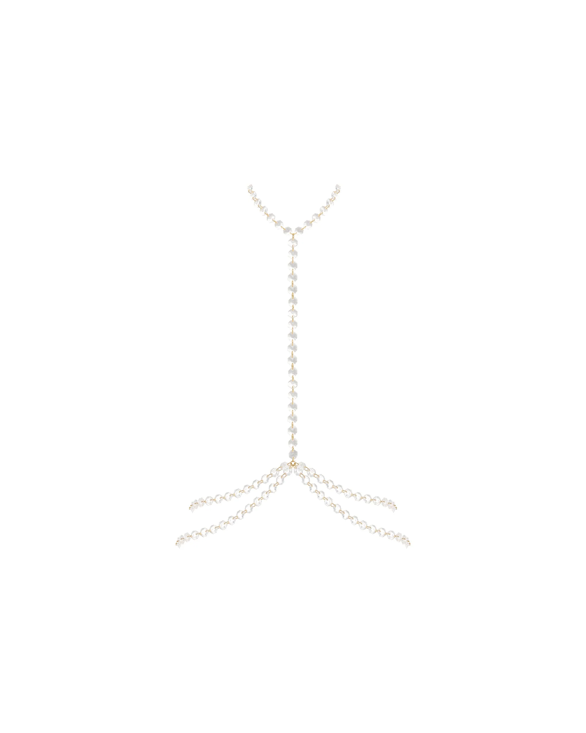 Bluebella Harnais en Cristal Transparent