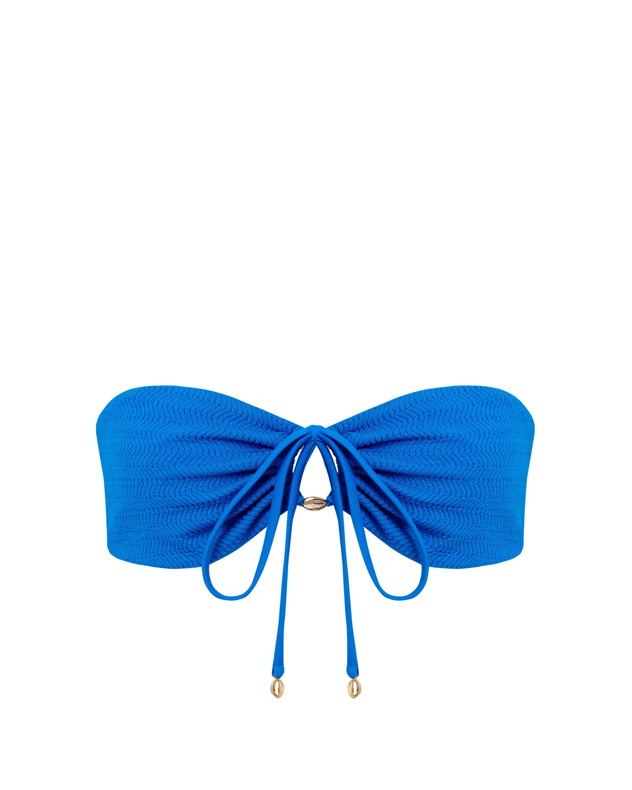 Bluebella Haut de Bikini Bandeau Ajustable Shala Bleu