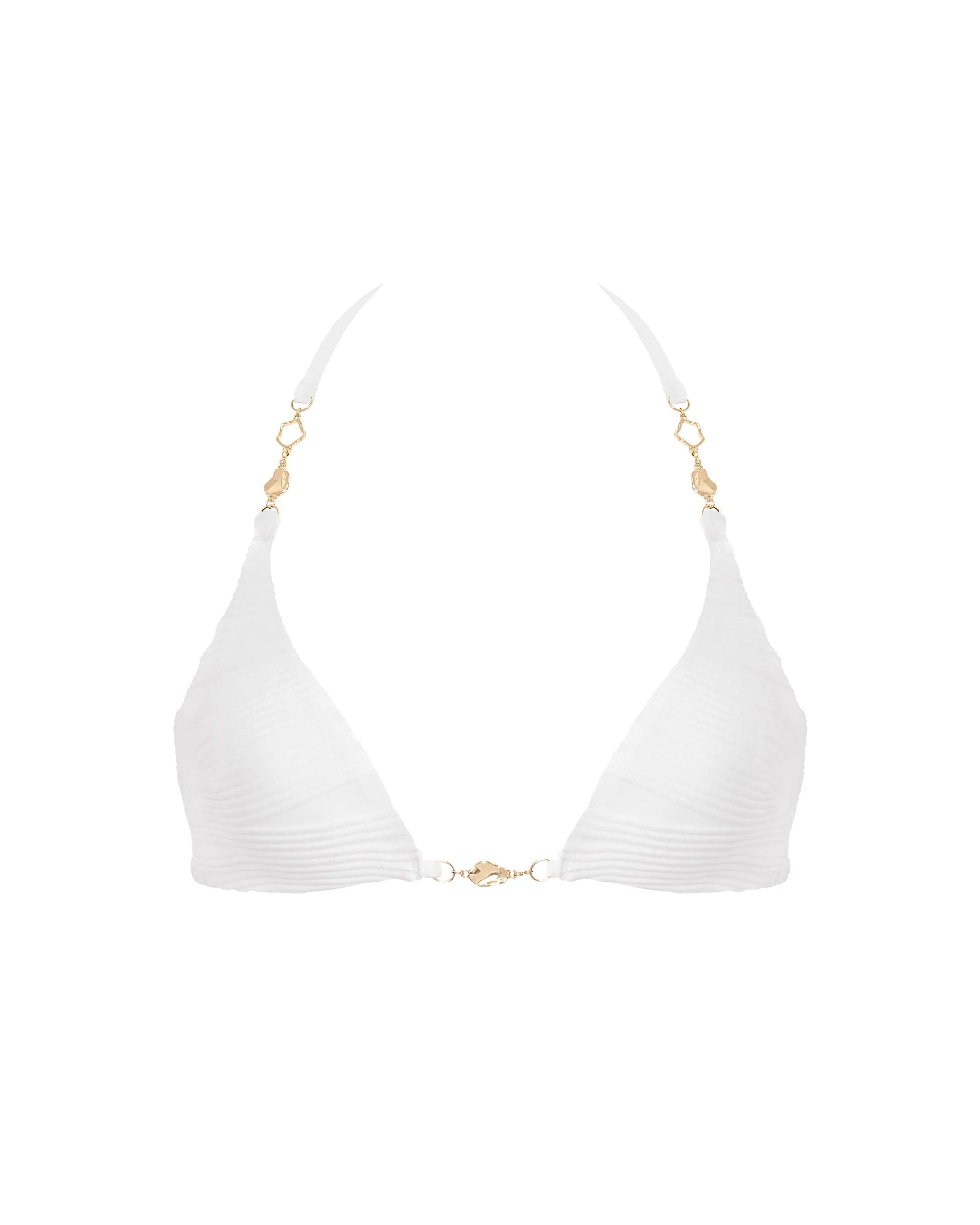 Bluebella Haut de Bikini Triangle Orta Blanc