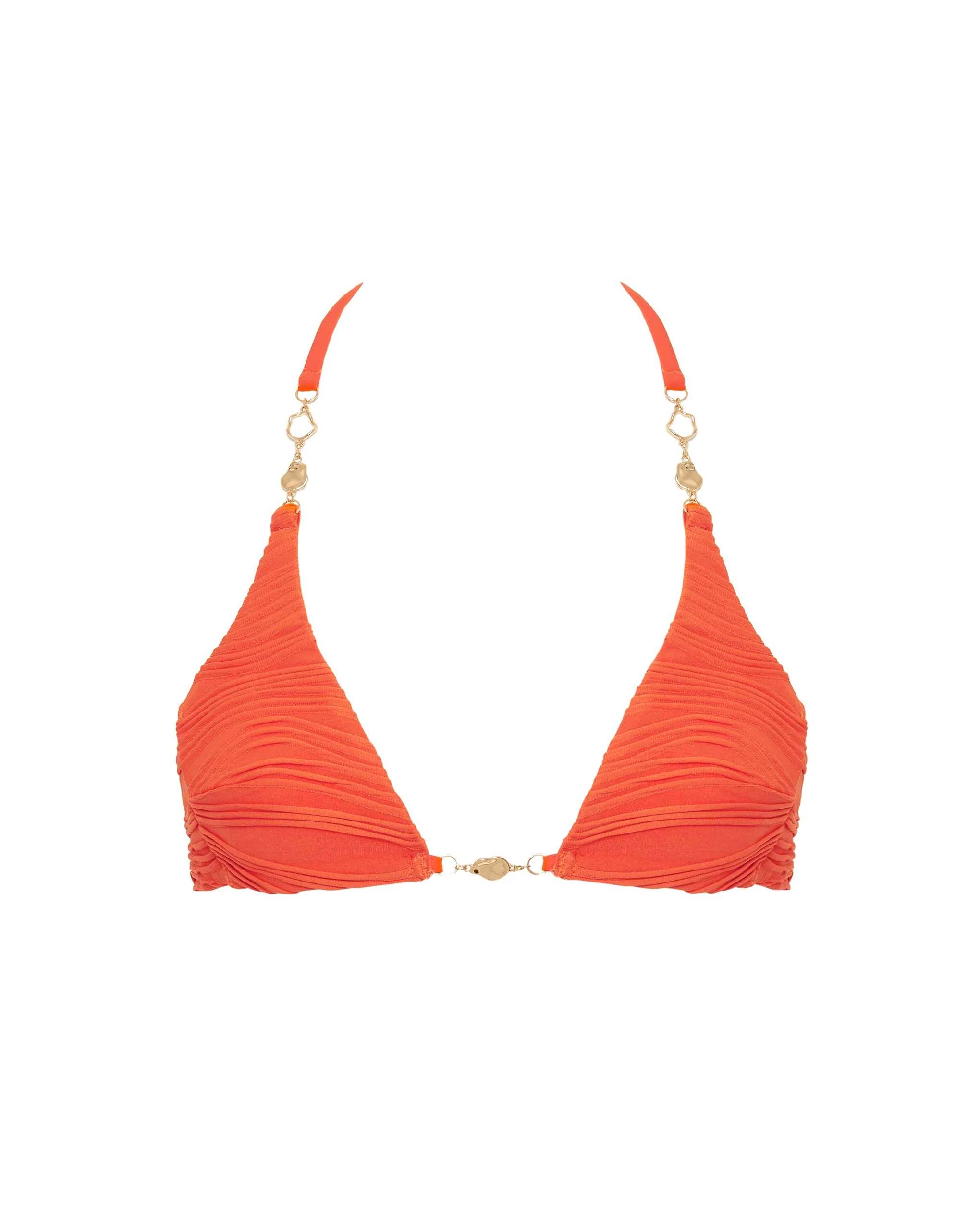 Bluebella Haut de Bikini Triangle Orta Corail Chaud