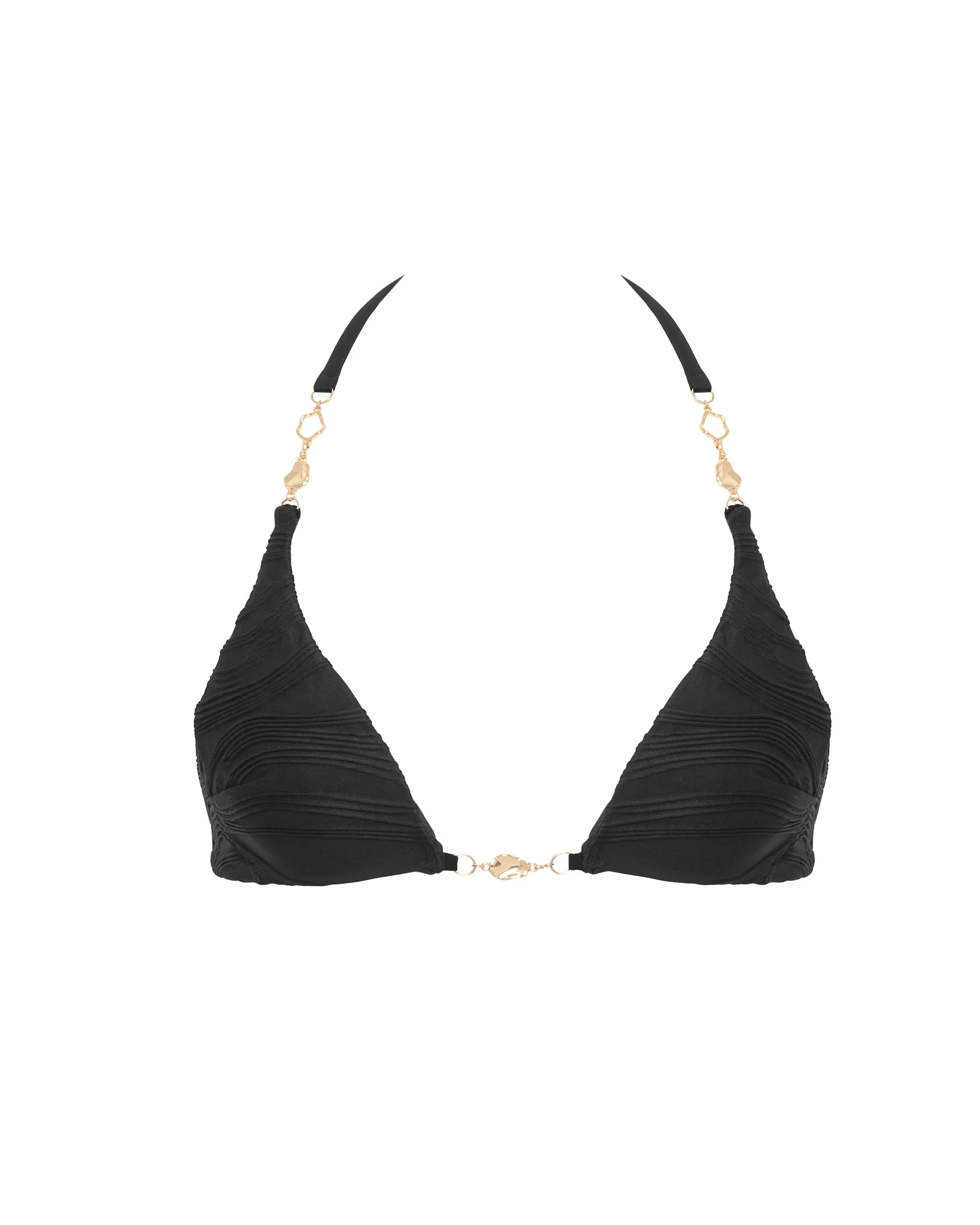 Bluebella Haut de Bikini Triangle Orta Noir