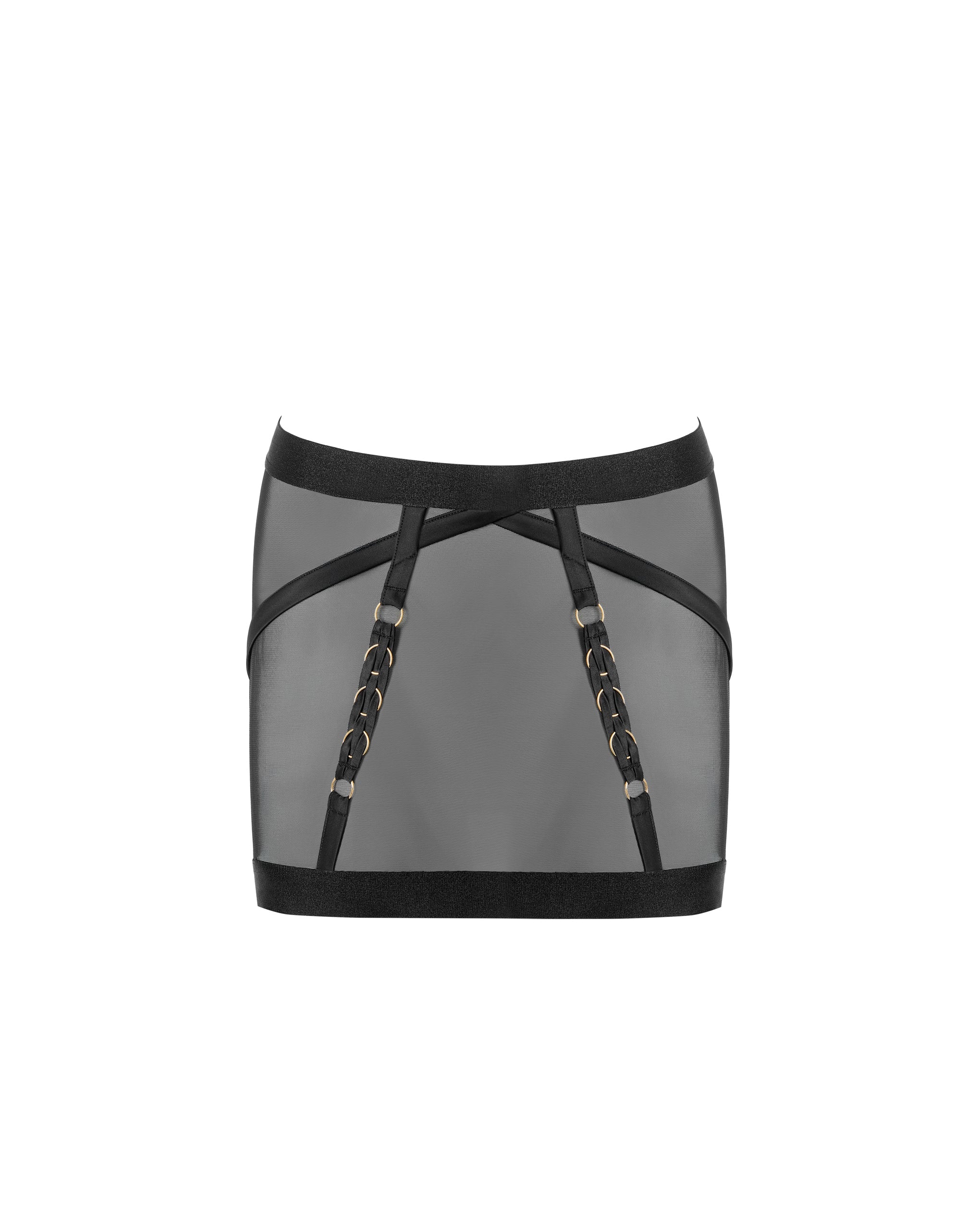 Bluebella Jupe Ouverte en Maille Suri Noir