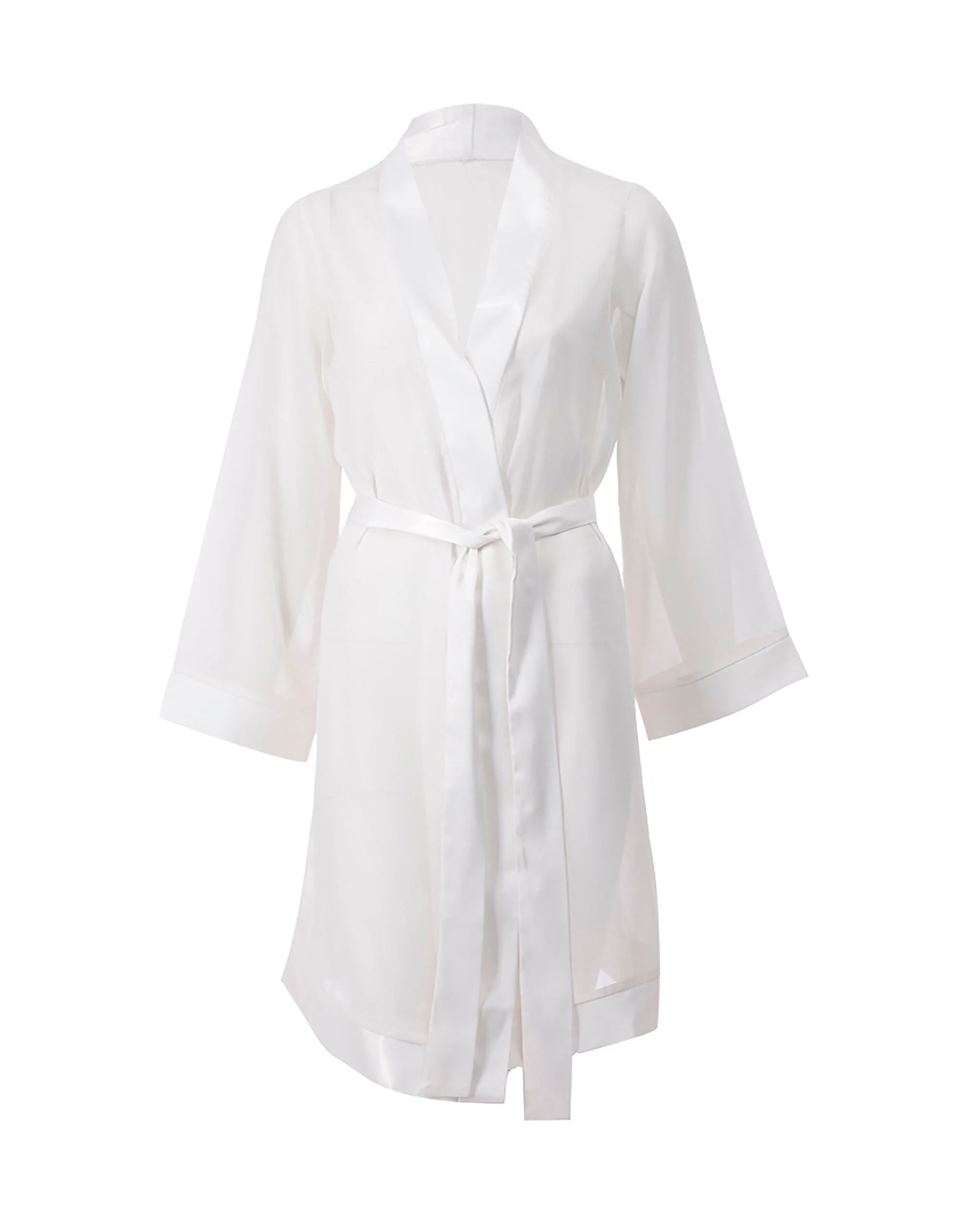 Bluebella Kimono en Mousseline Ivoire