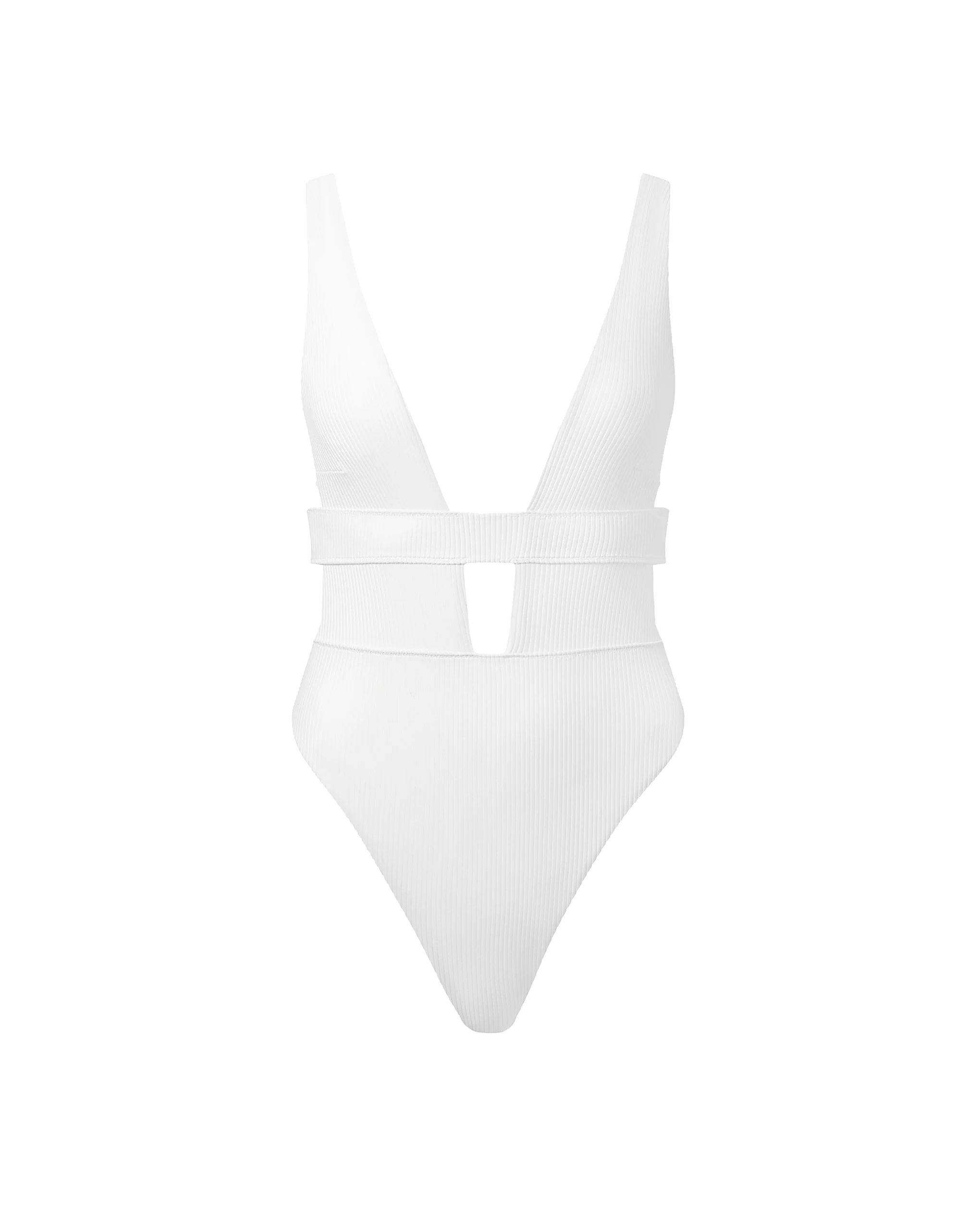 Bluebella Maillot de Bain une pièce Plongeant Lucerne Blanc