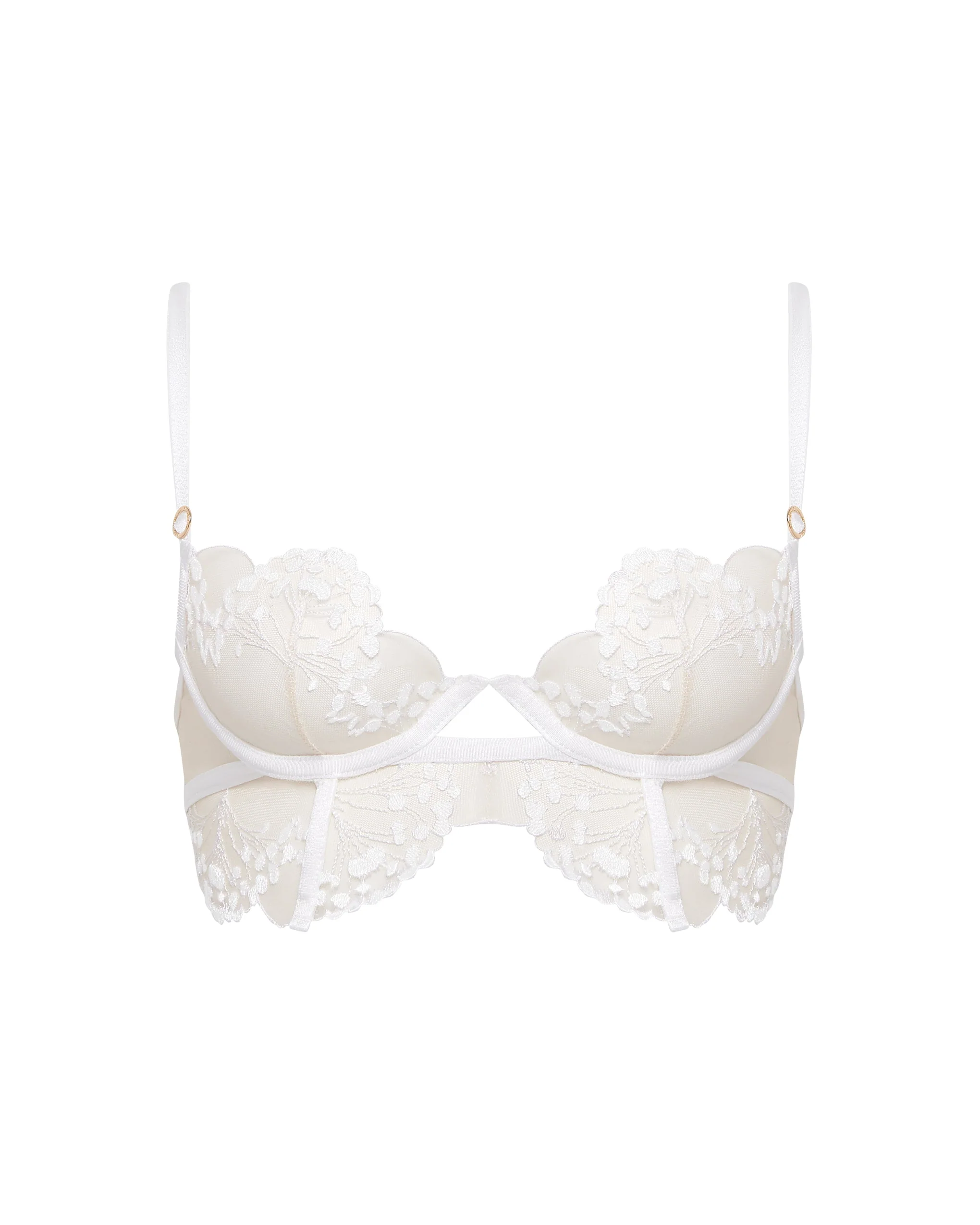 Bluebella Marisa Soutien-gorge à armatures Blanc/ Transparent