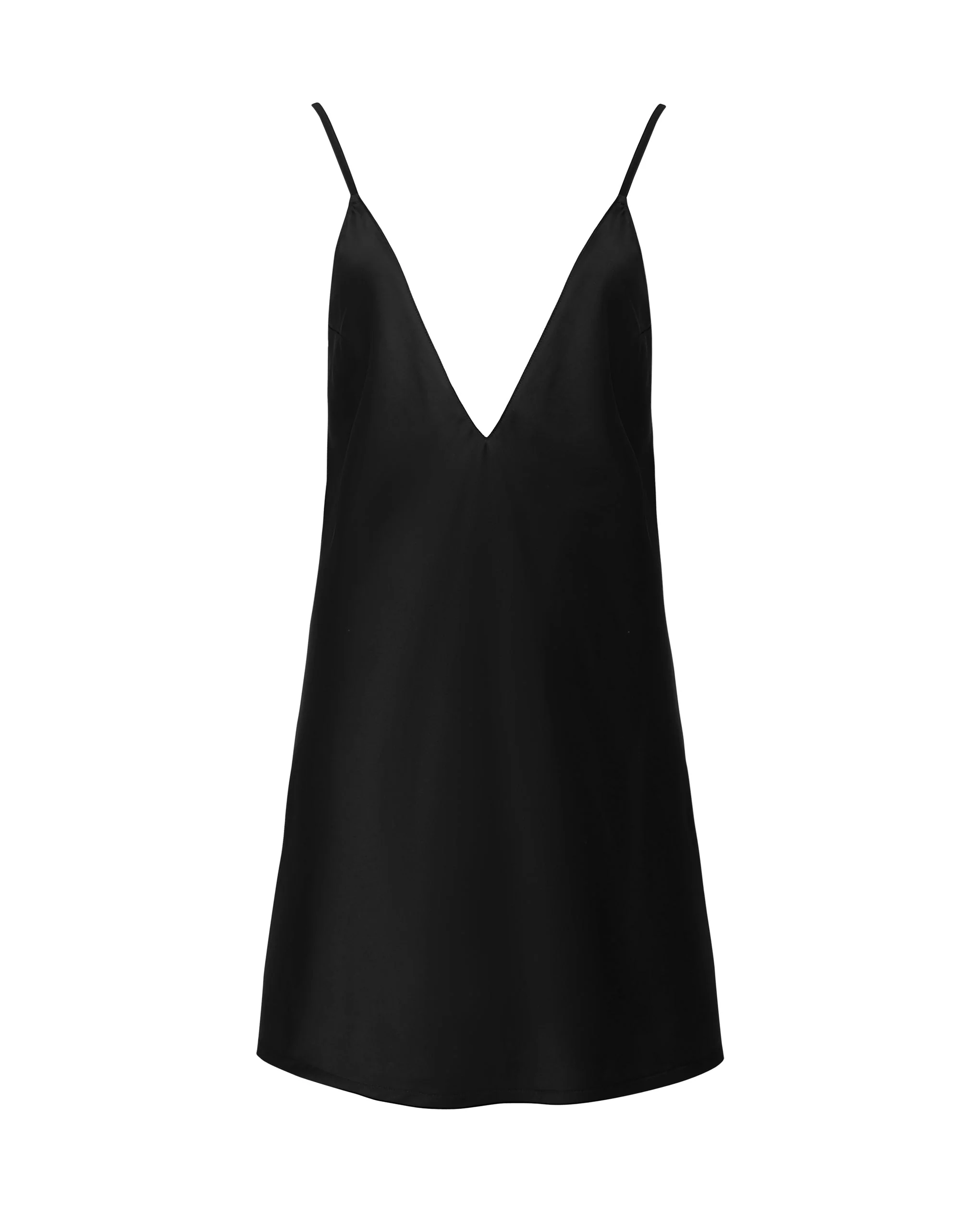 Bluebella Nuisette Courte Clea en Satin Luxueux Noir
