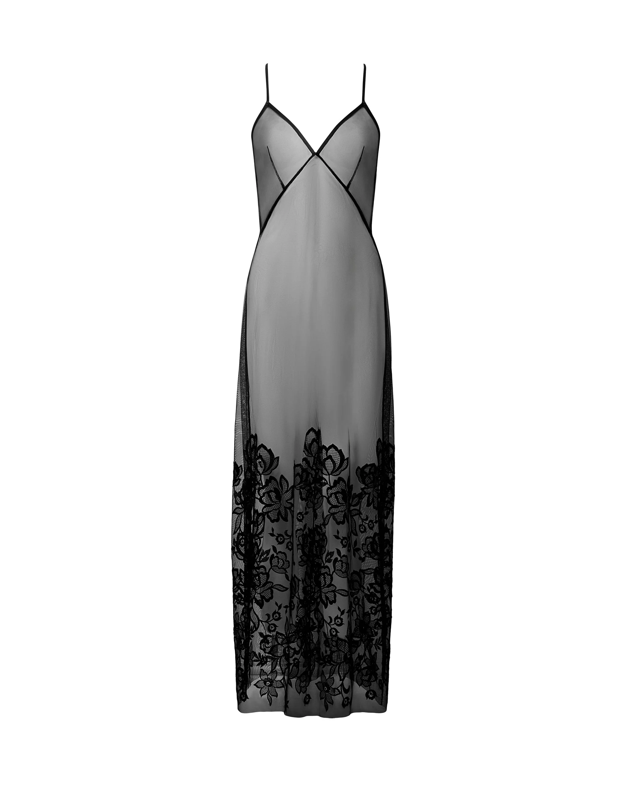 Bluebella Nuisette longue Transparente Penelope Noir