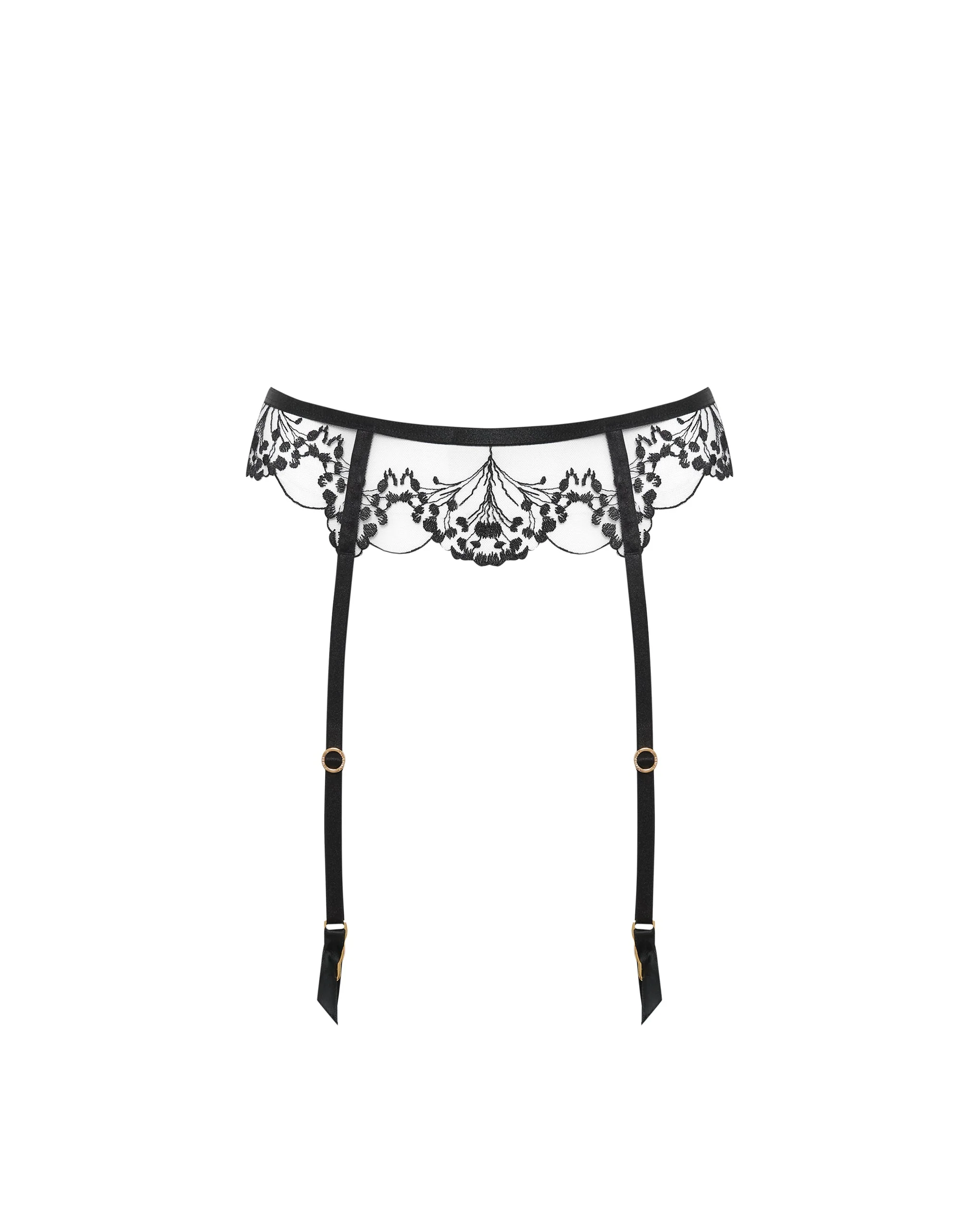 Bluebella Porte-jarretelles Marisa Noir/Transparent