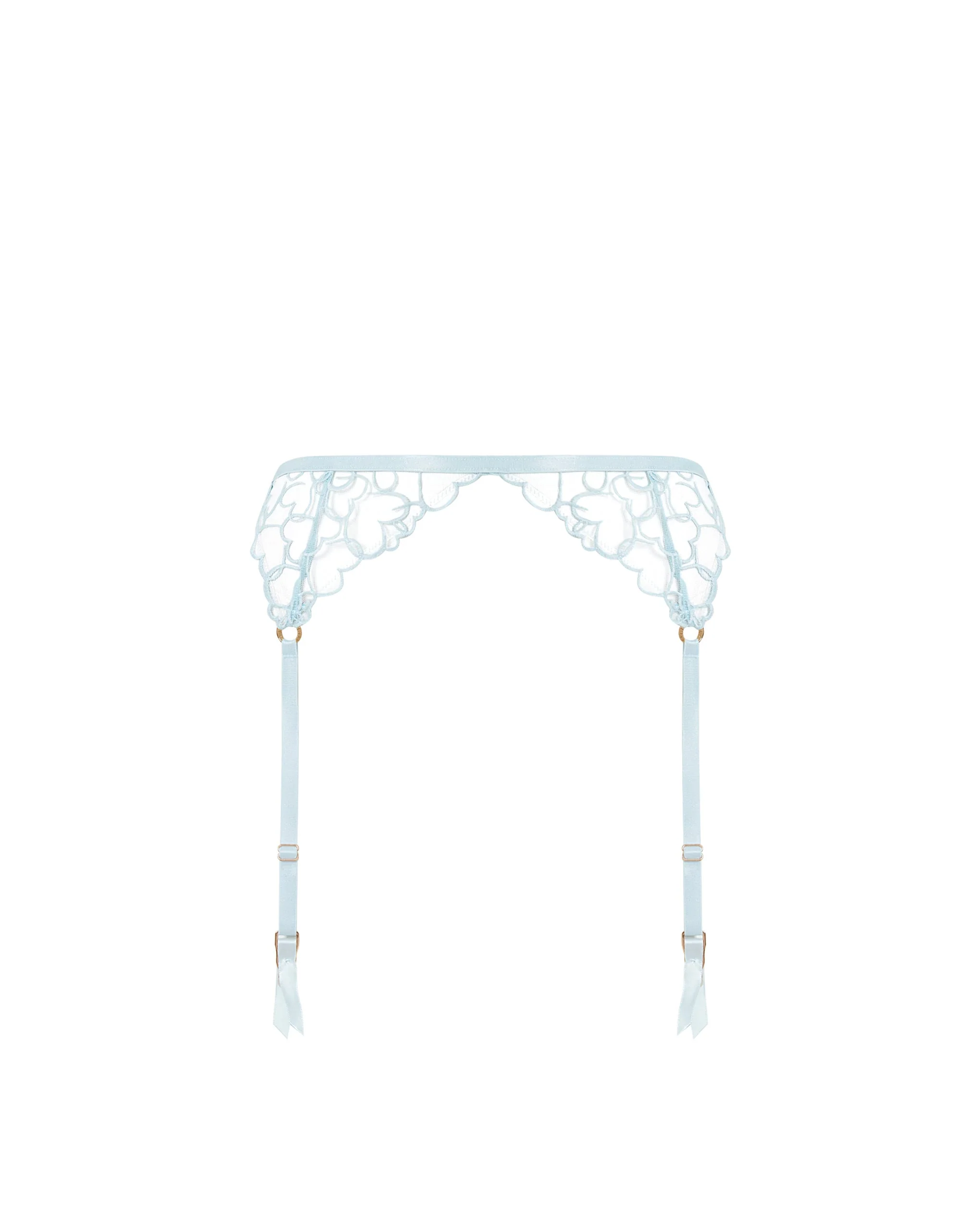 Bluebella Porte-jarretelles Valentina Bleu Eau Glacée