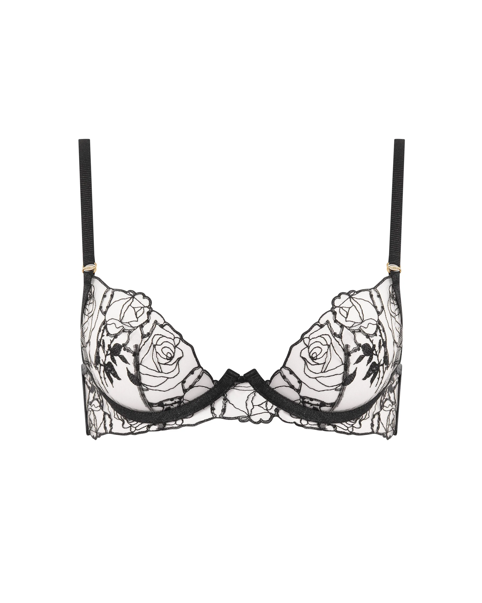 Bluebella Soutien-gorge à Broderie Plongeant Rosalie Noir