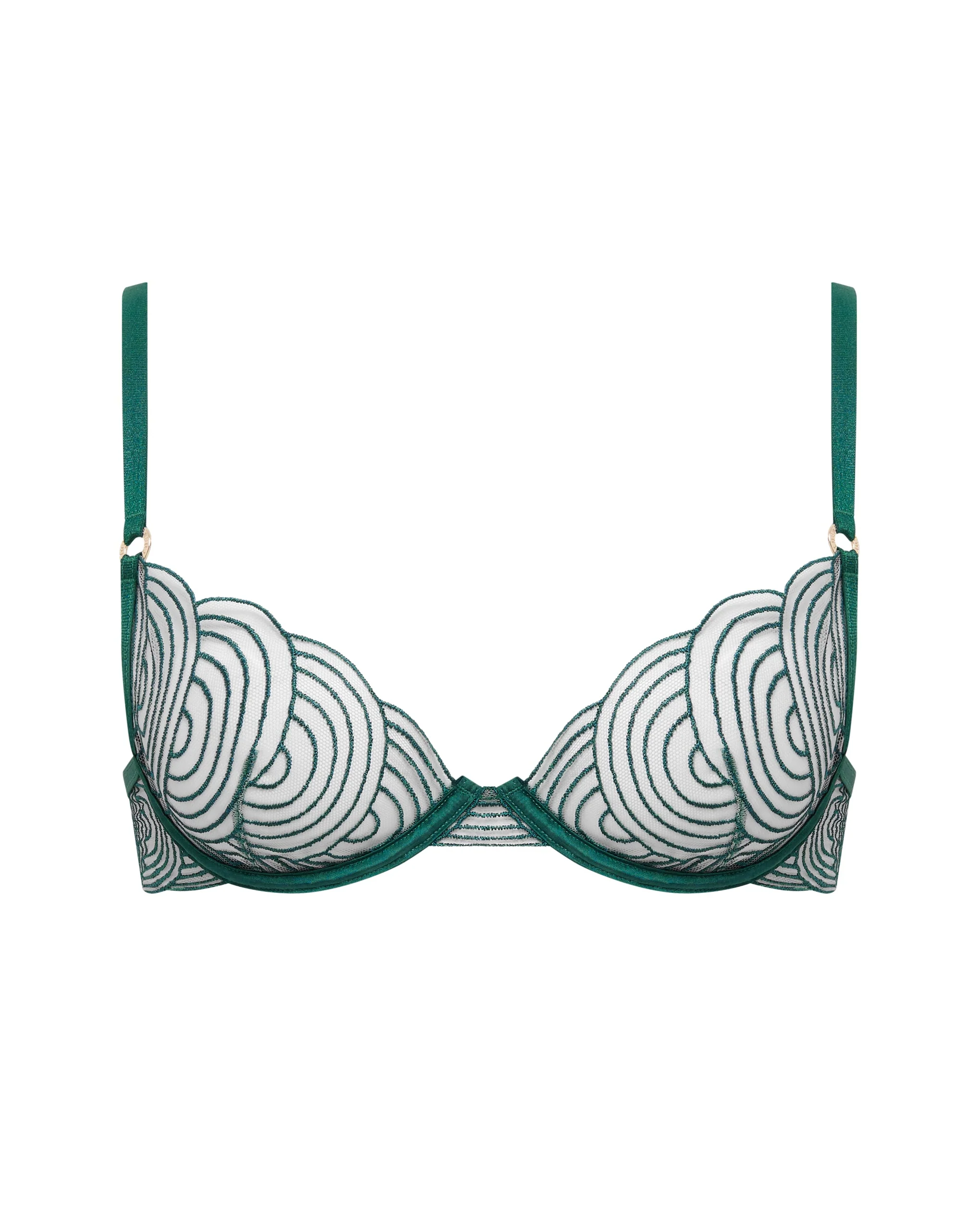 Bluebella Soutien-gorge avec armatures Aster Vert Jardin Botanique/Transparent