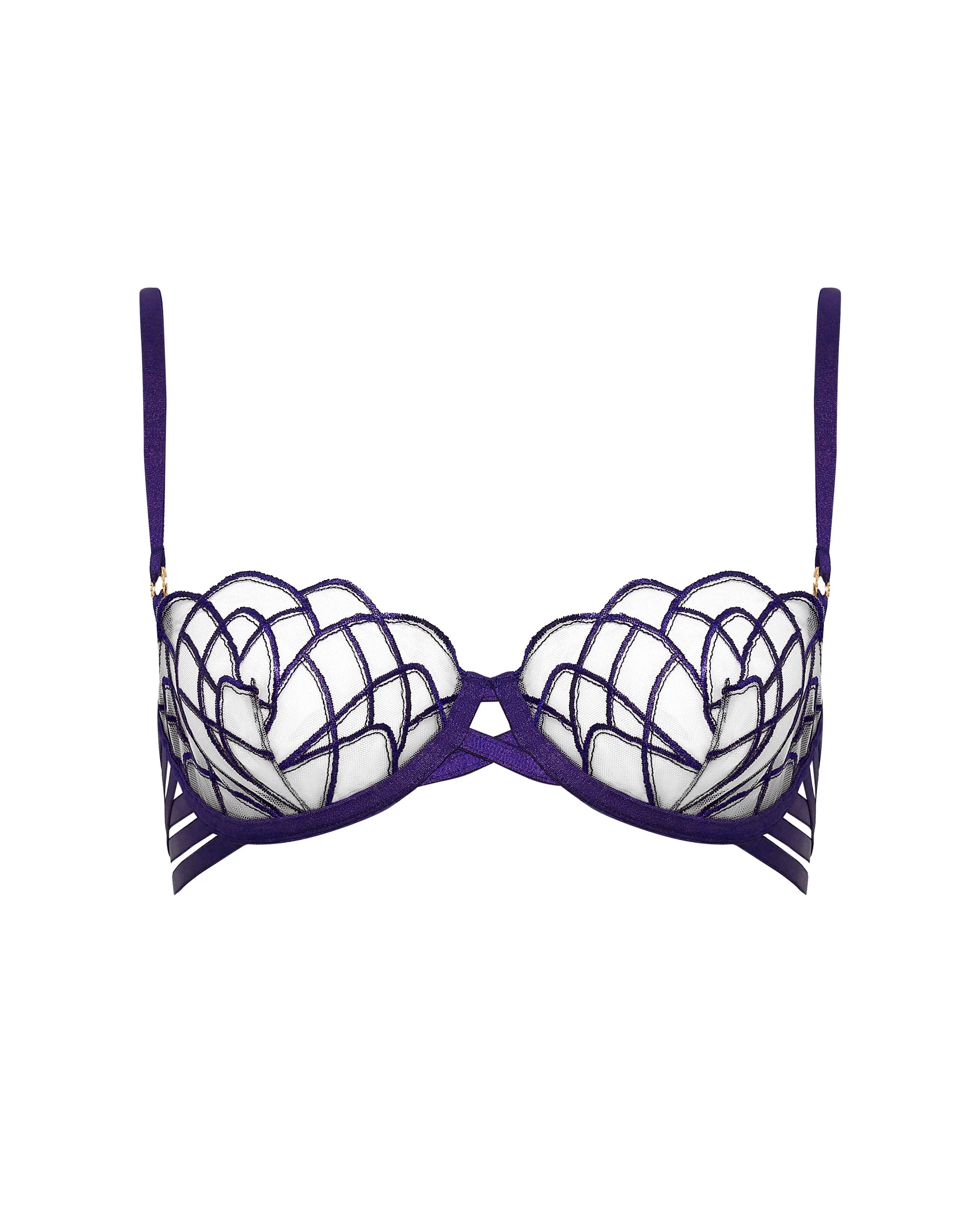 Bluebella Soutien-gorge avec armatures Beatrix Violet Açaï/Transparent