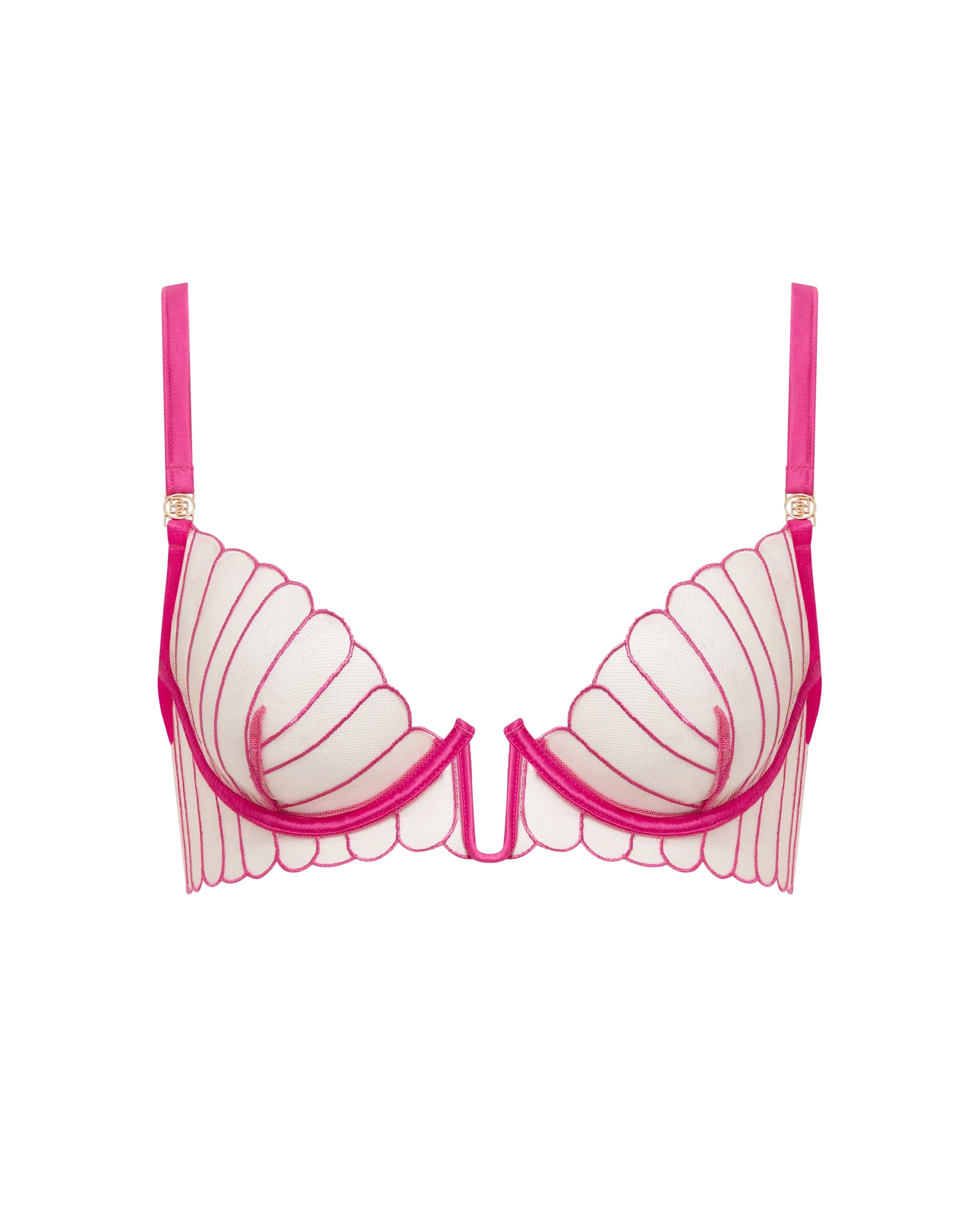 Bluebella Soutien-gorge avec armatures Imogen Rose Fuchsia/Transparent