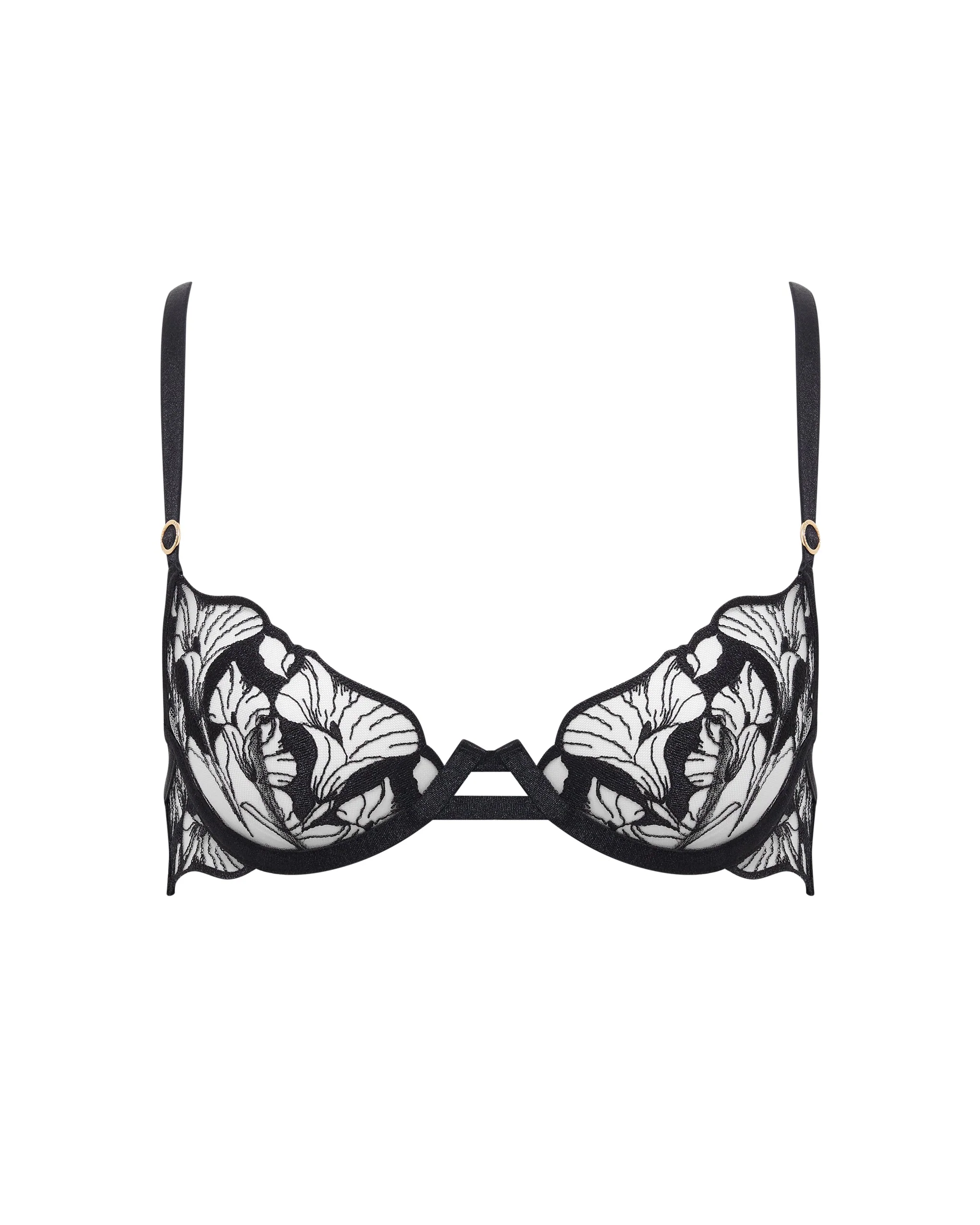 Bluebella Soutien-gorge avec armatures Kalmia Noir/Transparent