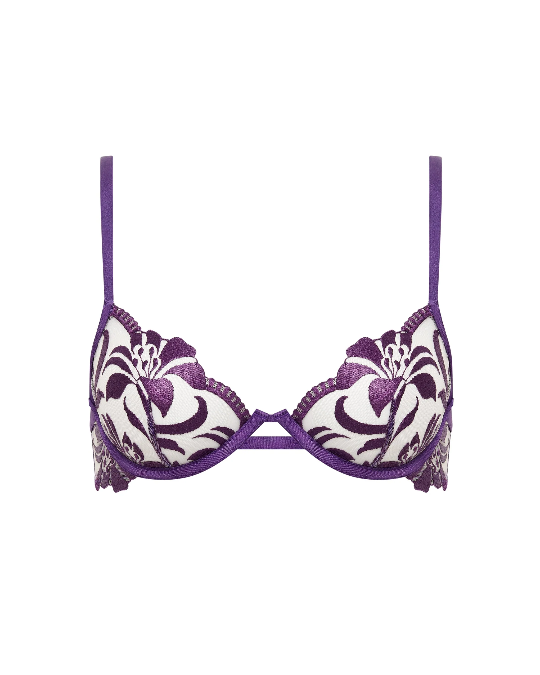 Bluebella Soutien-gorge avec armatures Leonora Violet Açaï/Transparent