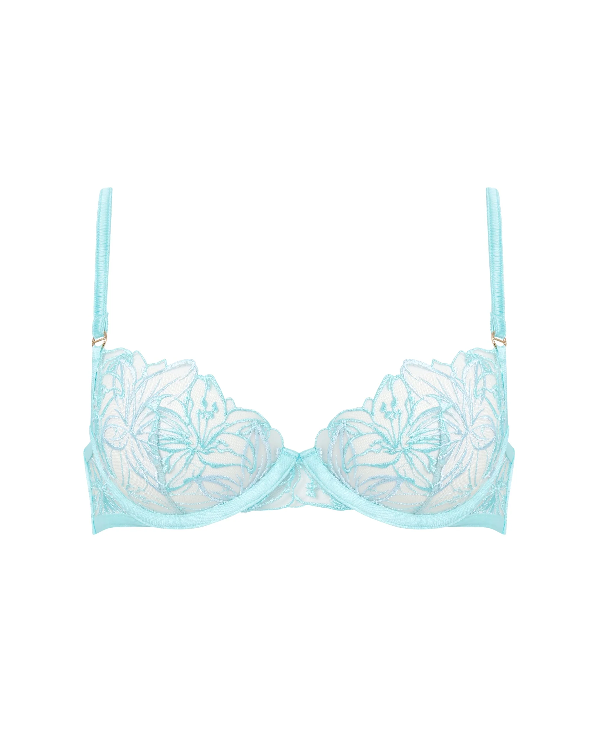Bluebella Soutien-gorge avec armatures Lilly Bleu Paradisiaque/Bleu Eau Glacée/Transparent