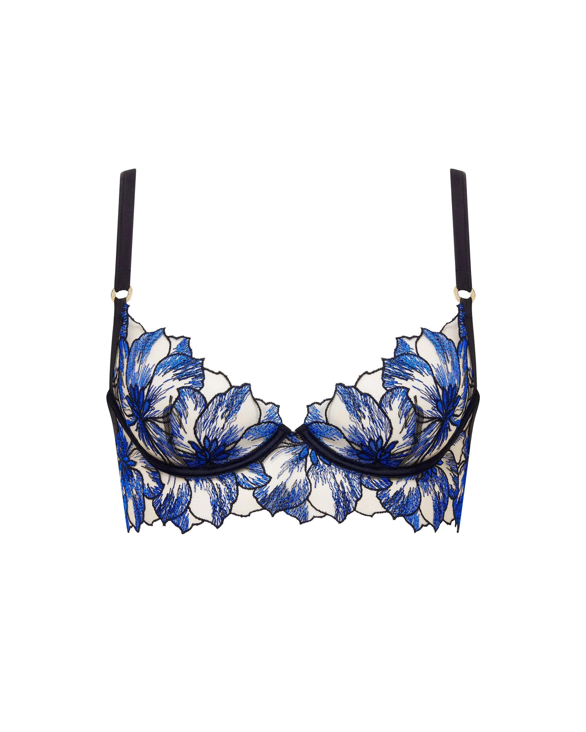 Bluebella Soutien-gorge avec armatures Lyandra Bleu Égyptien/Noir/Transparent