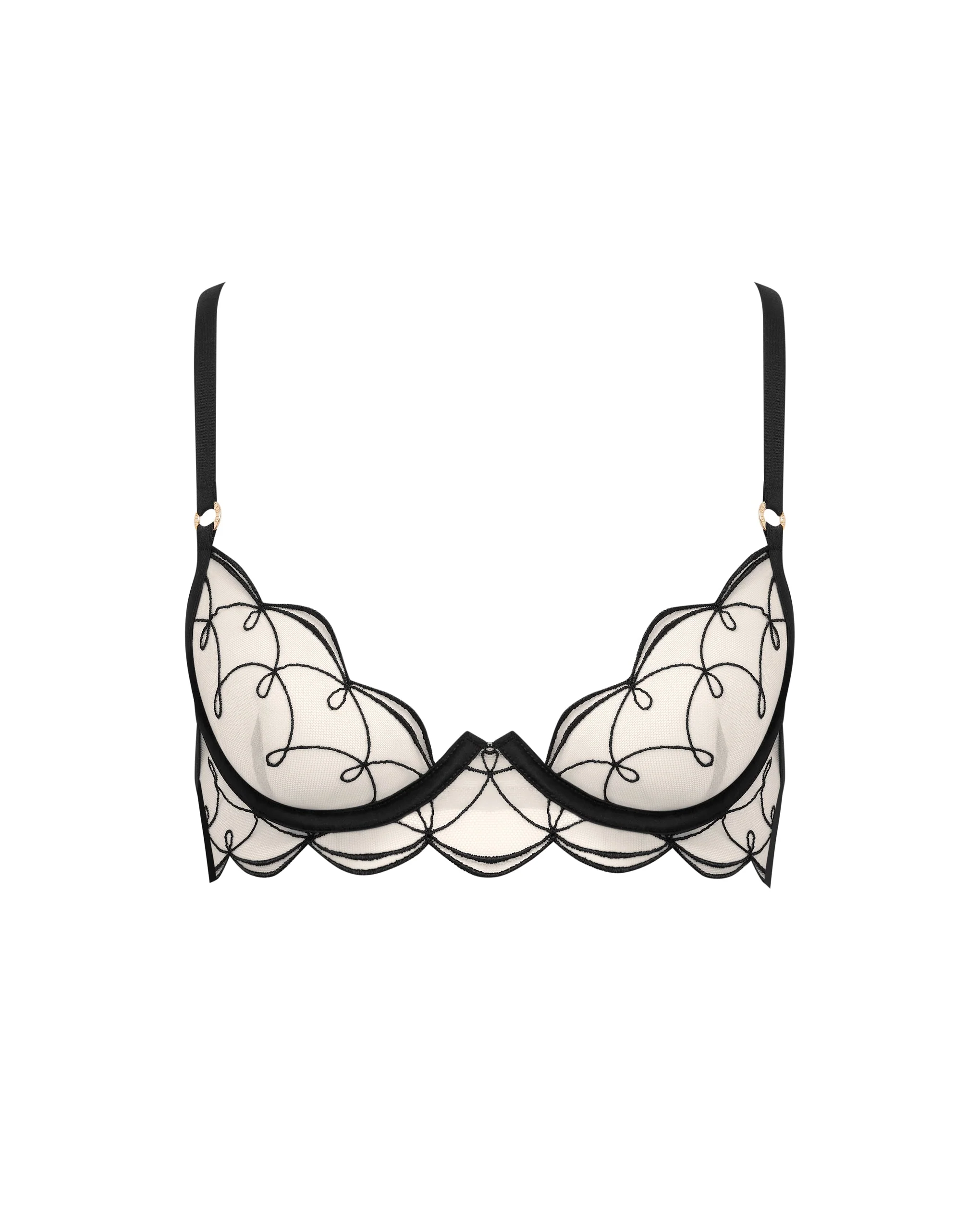 Bluebella Soutien-gorge avec armatures Marceline Noir/Transparent