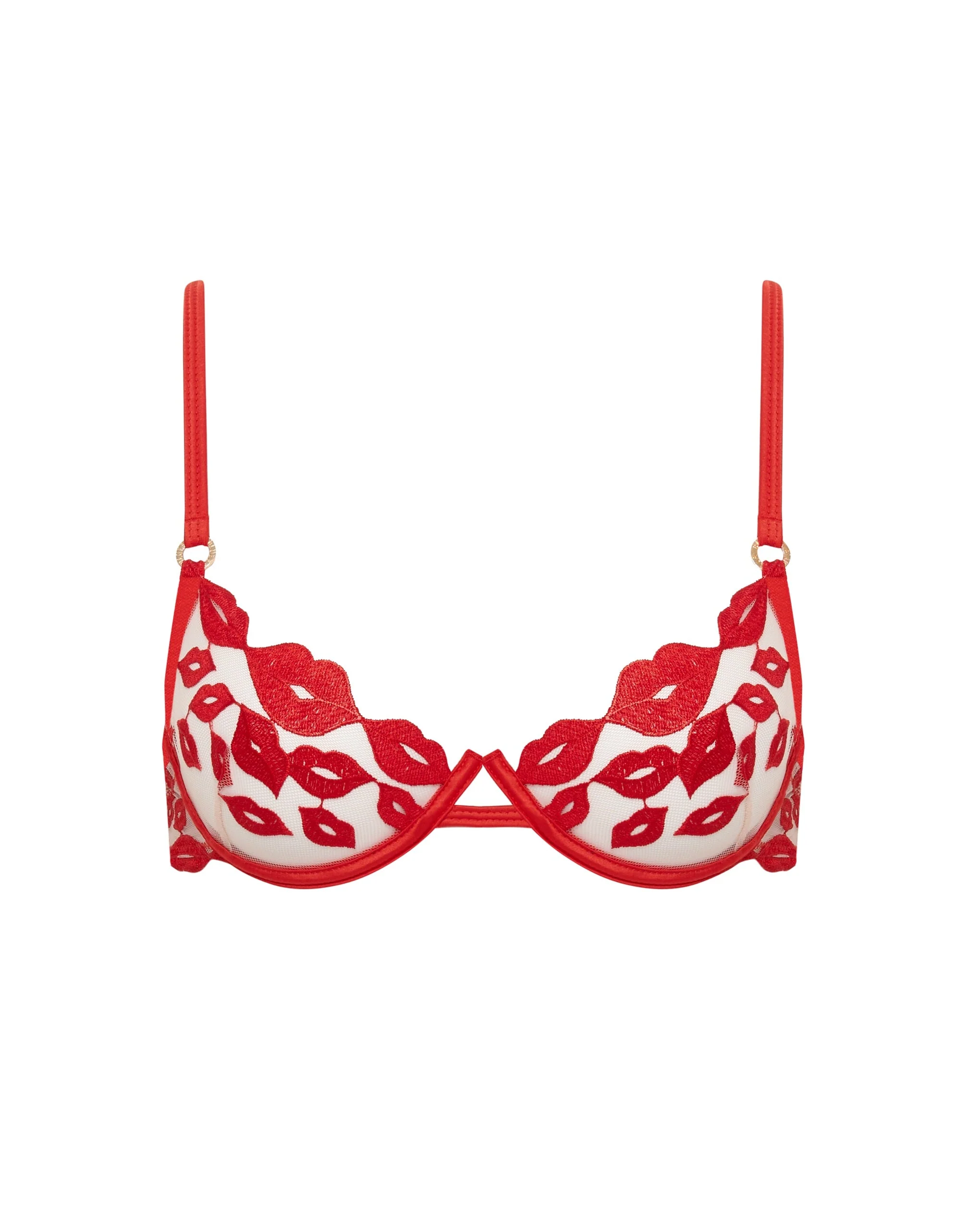 Bluebella Soutien-gorge avec armatures Marian Rouge/Transparent