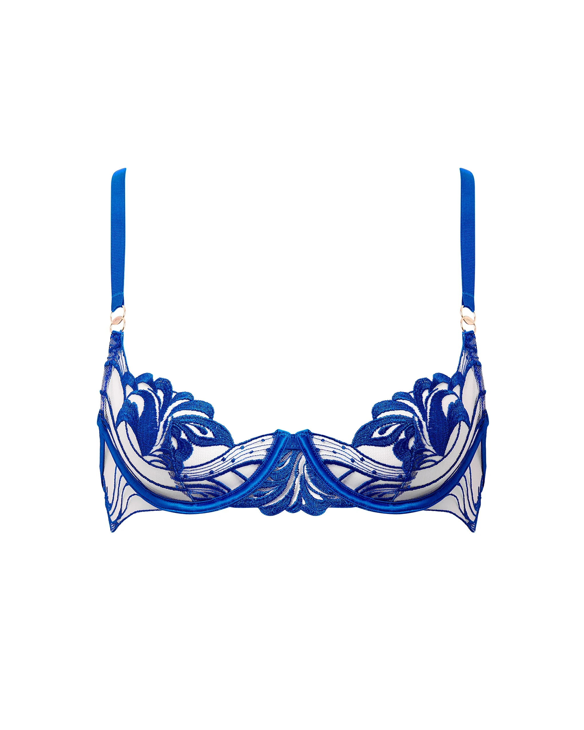 Bluebella Soutien-gorge avec armatures Monique Bleu Égyptien/Transparent