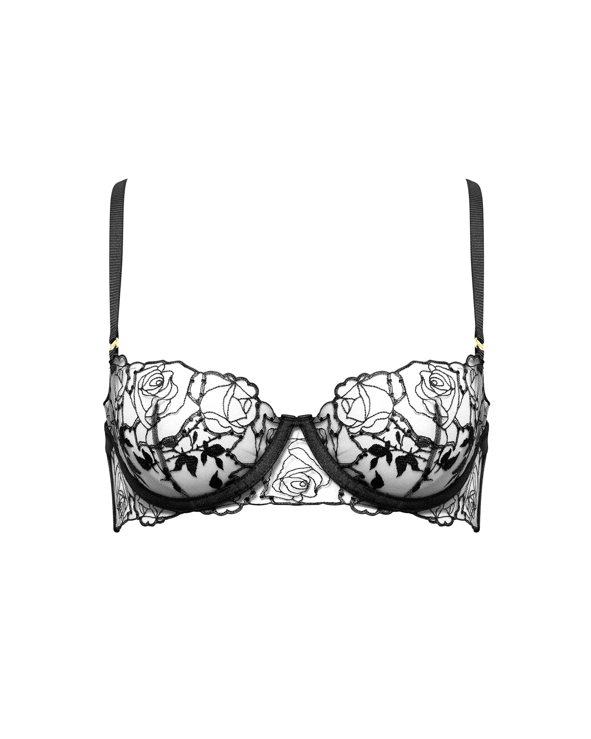 Bluebella Soutien-gorge avec armatures Rosalie Noir/Transparent