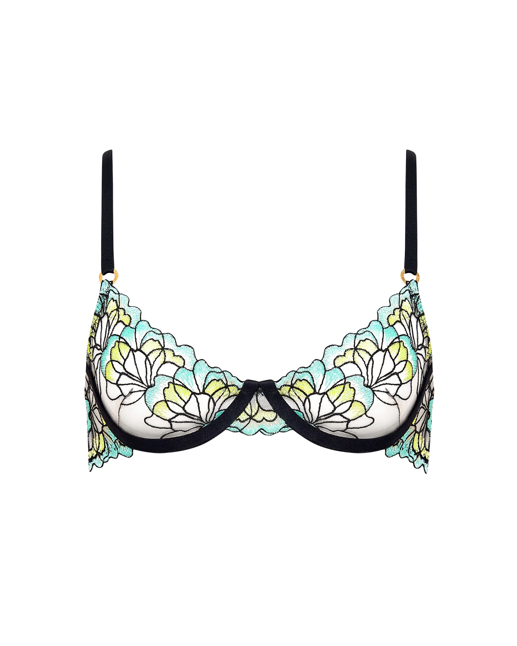 Bluebella Soutien-gorge avec armatures Serena Menthe/Citron/Noir