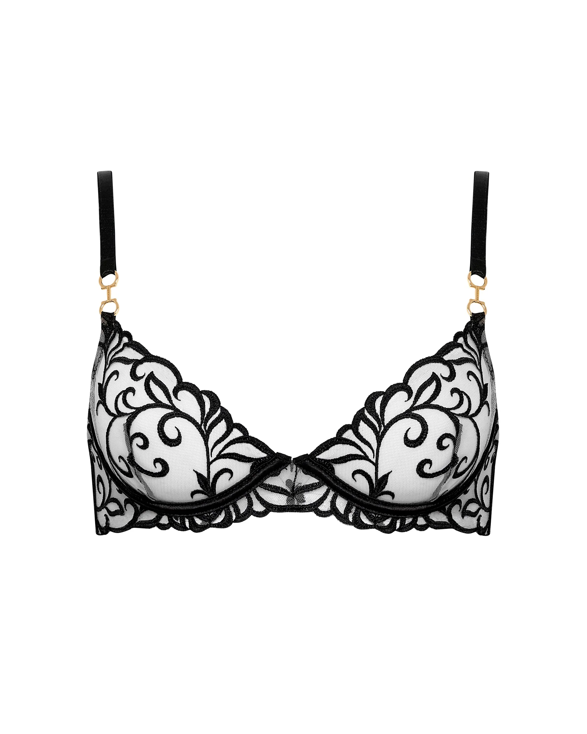 Bluebella Soutien-Gorge Harriet Eco Noir/Transparent