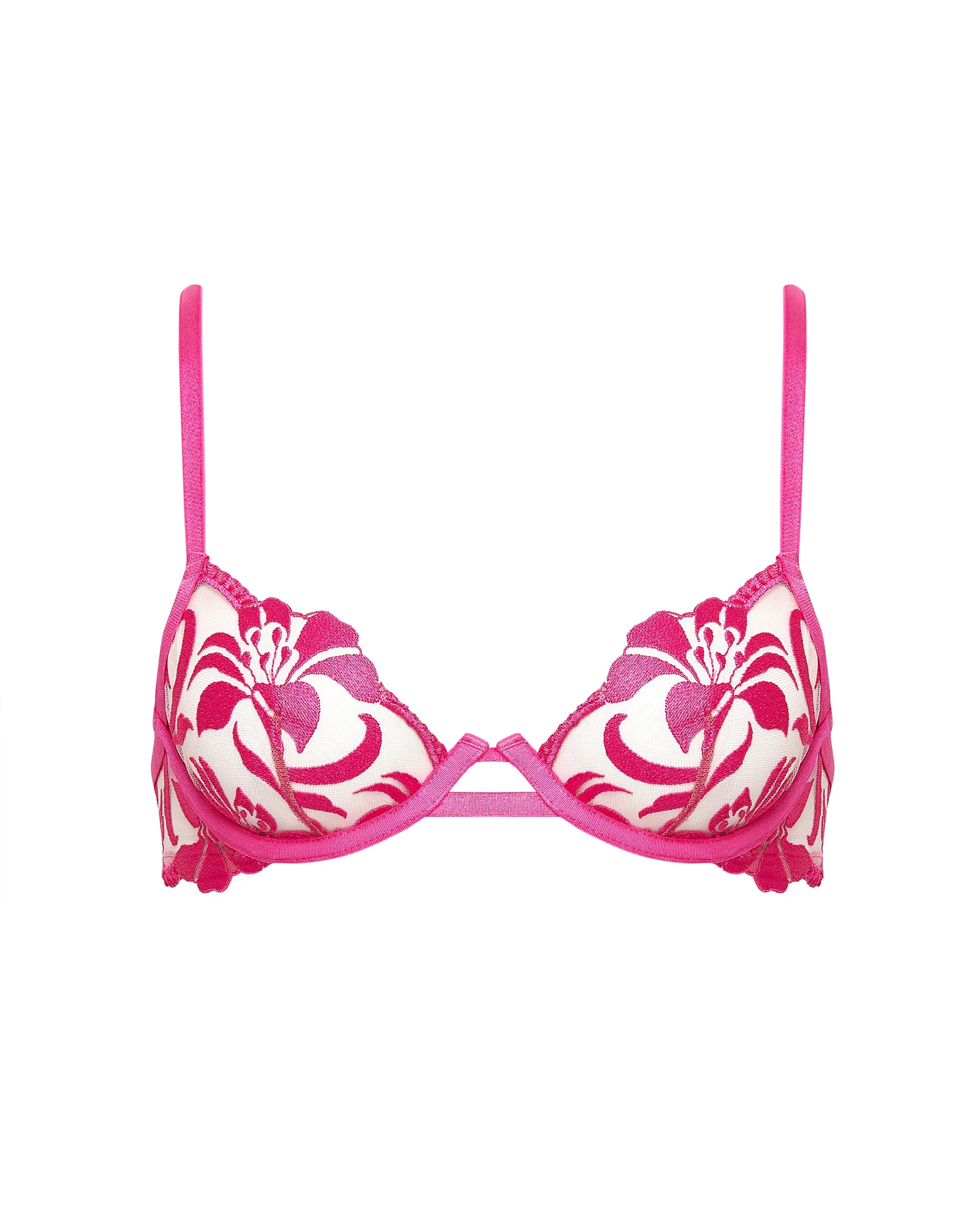Bluebella Soutien-Gorge Leonora Rose Fuchsia/Transparent