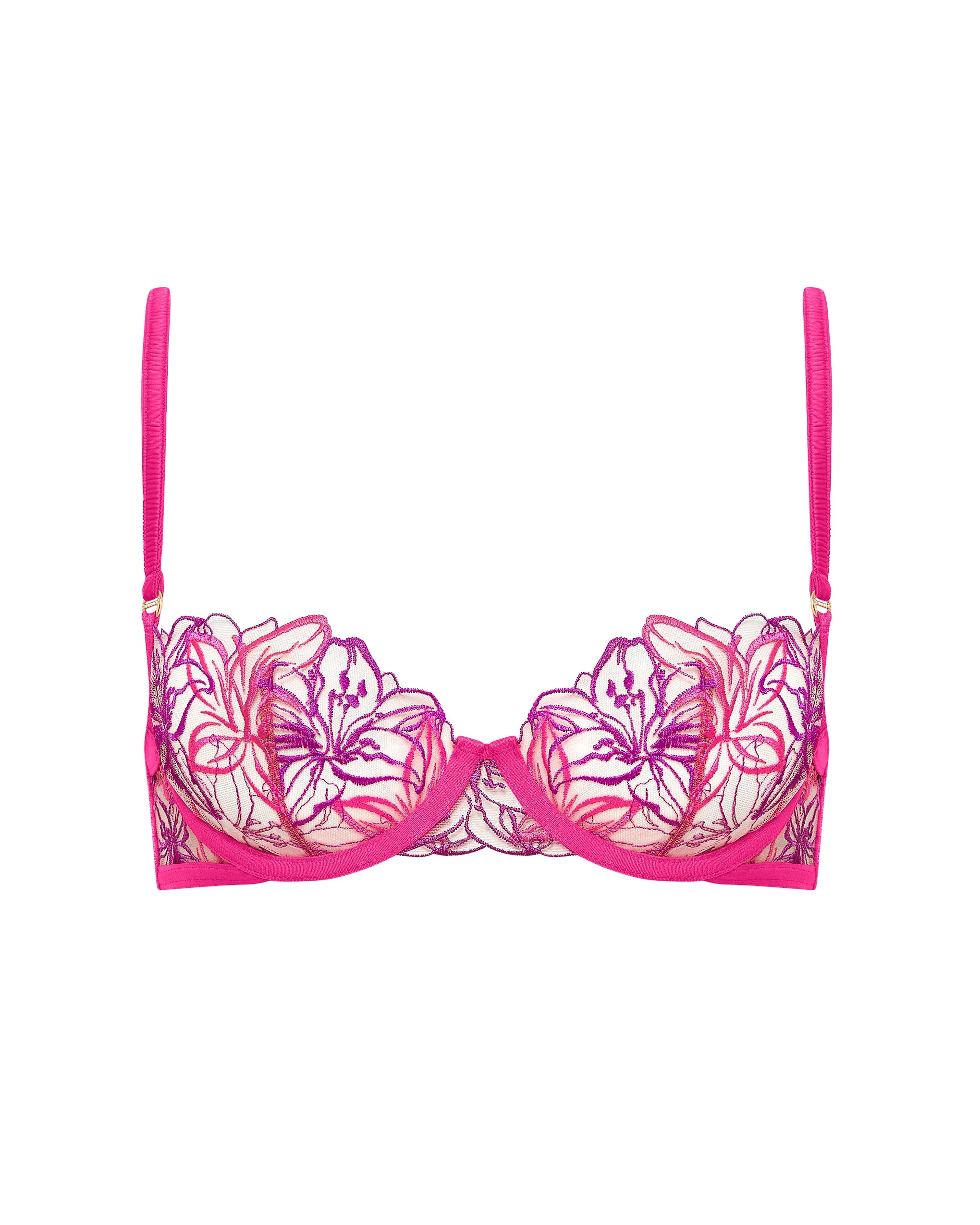 Bluebella Soutien-Gorge Lilly Rose Fuchsia/Violet vif/Transparent