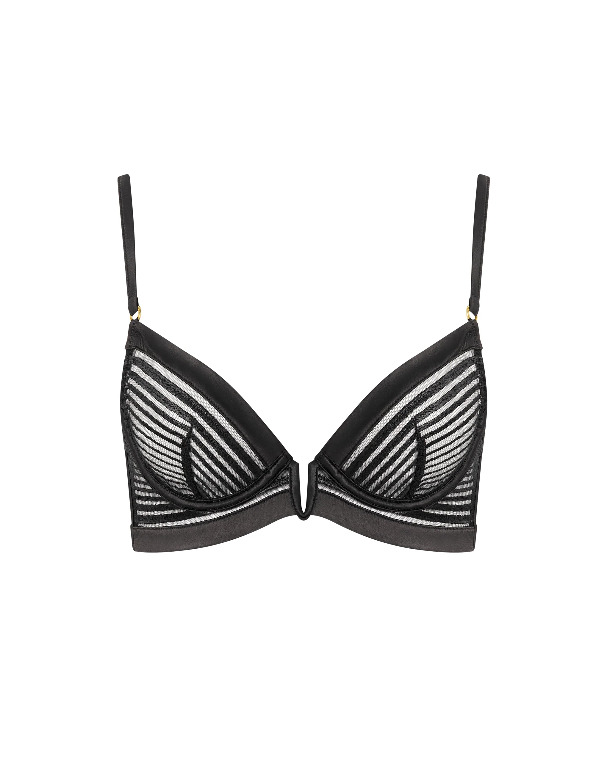 Bluebella Soutien-gorge Long Brodé Flyn Noir