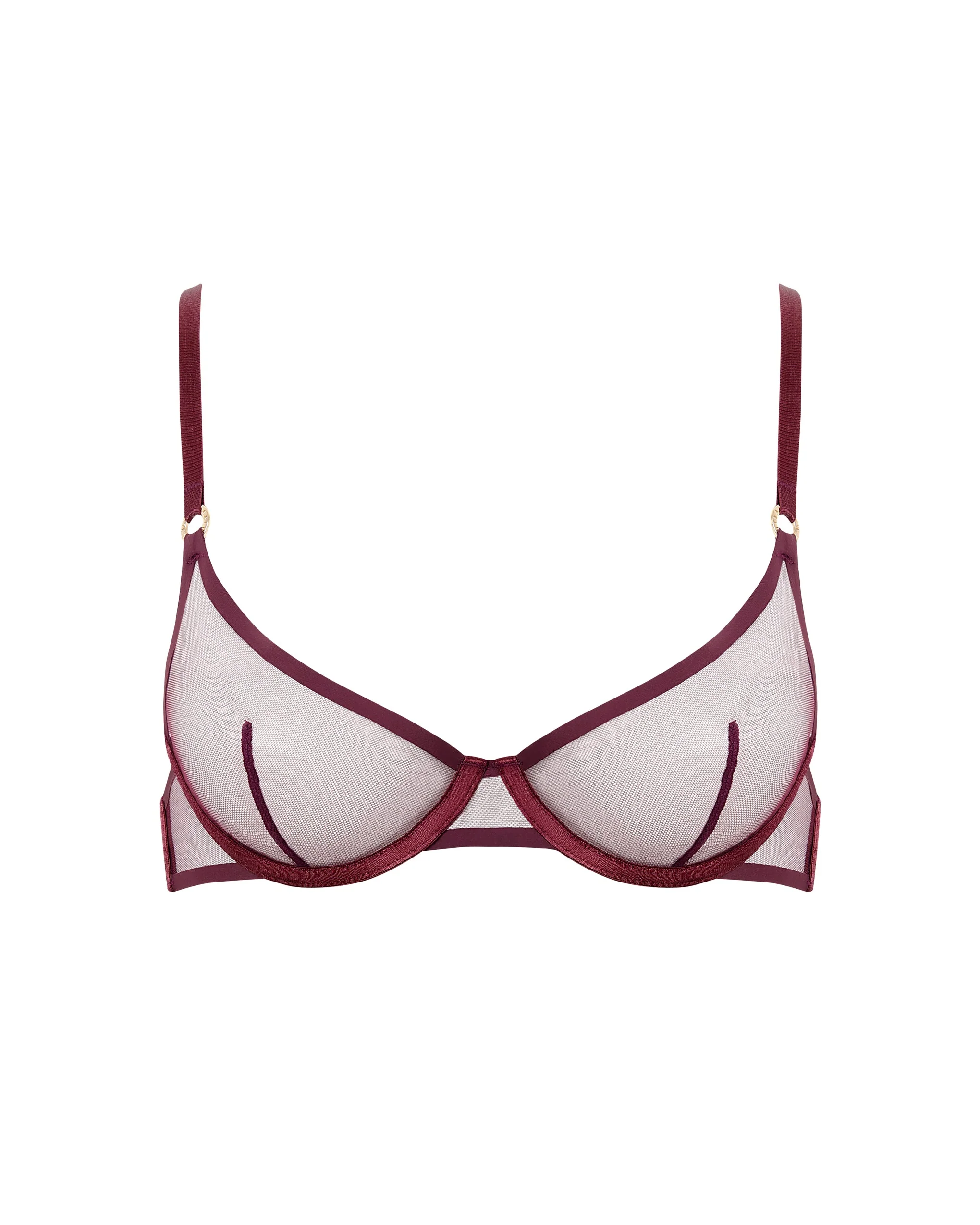 Bluebella Soutien-gorge Naomi en Résille Cerise
