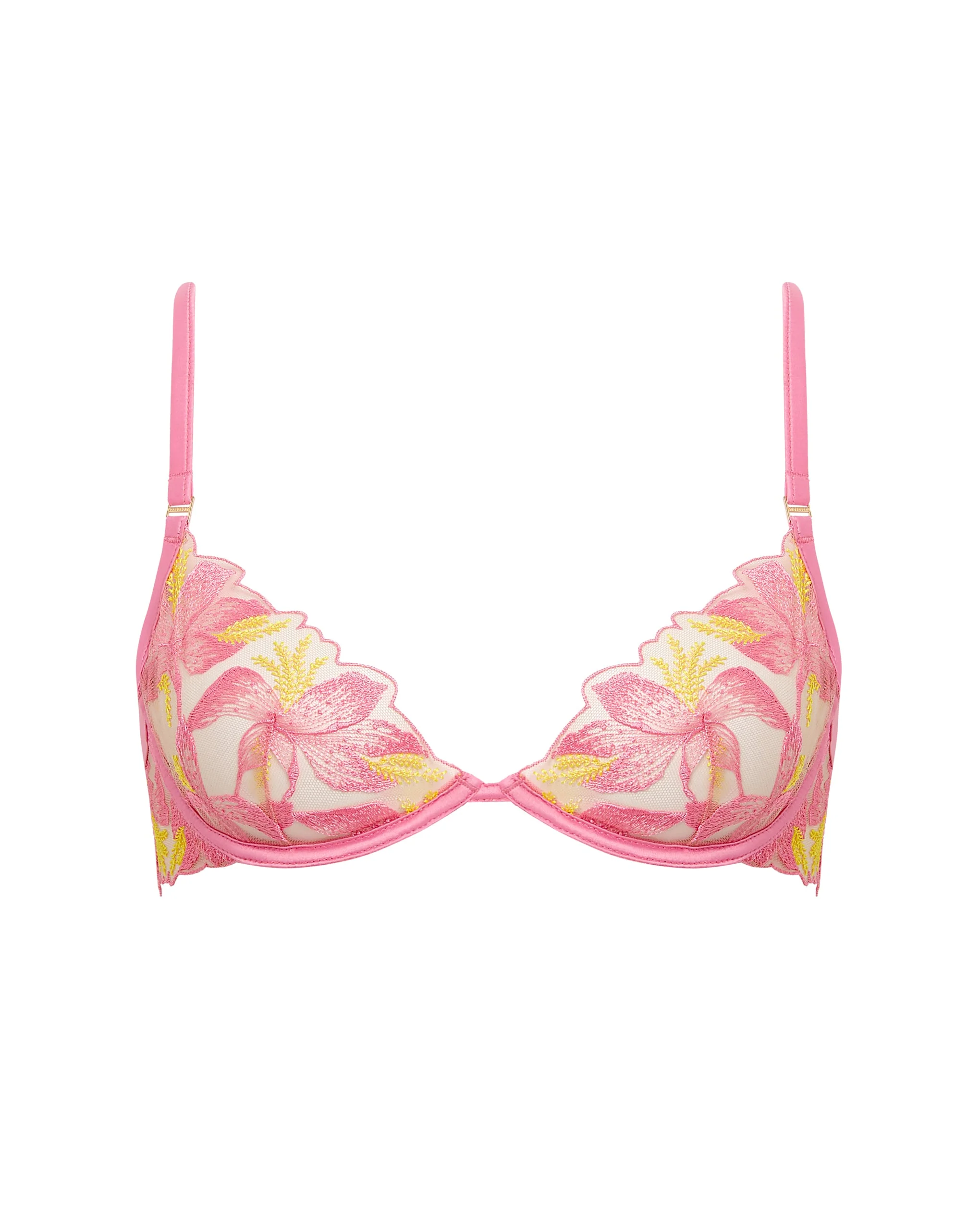 Bluebella Soutien-gorge Patrice Rose/Jaune/Transparent