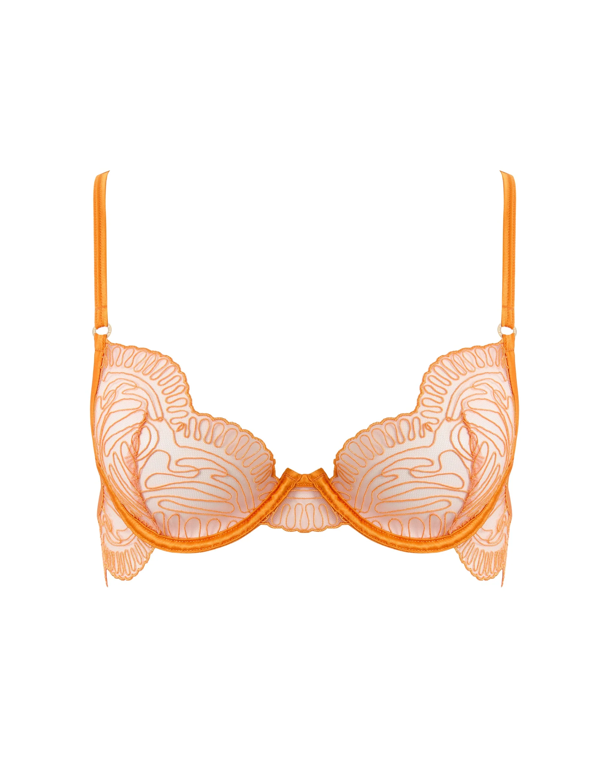Bluebella Soutien-gorge Plongeant Brodé Leliana Zeste d’Orange