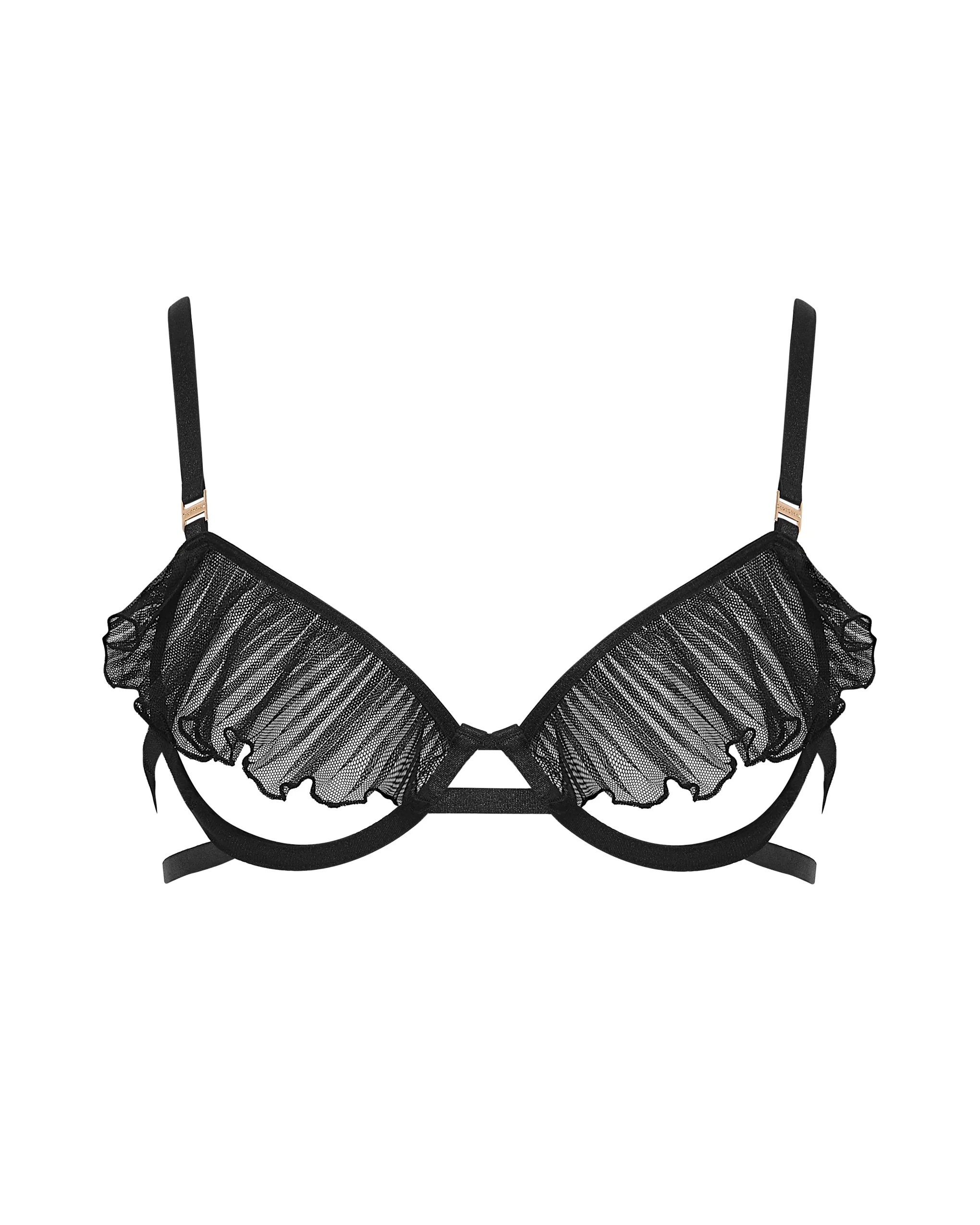 Bluebella Soutien-Gorge Semi Ouvert à Armatures Matisse Noir