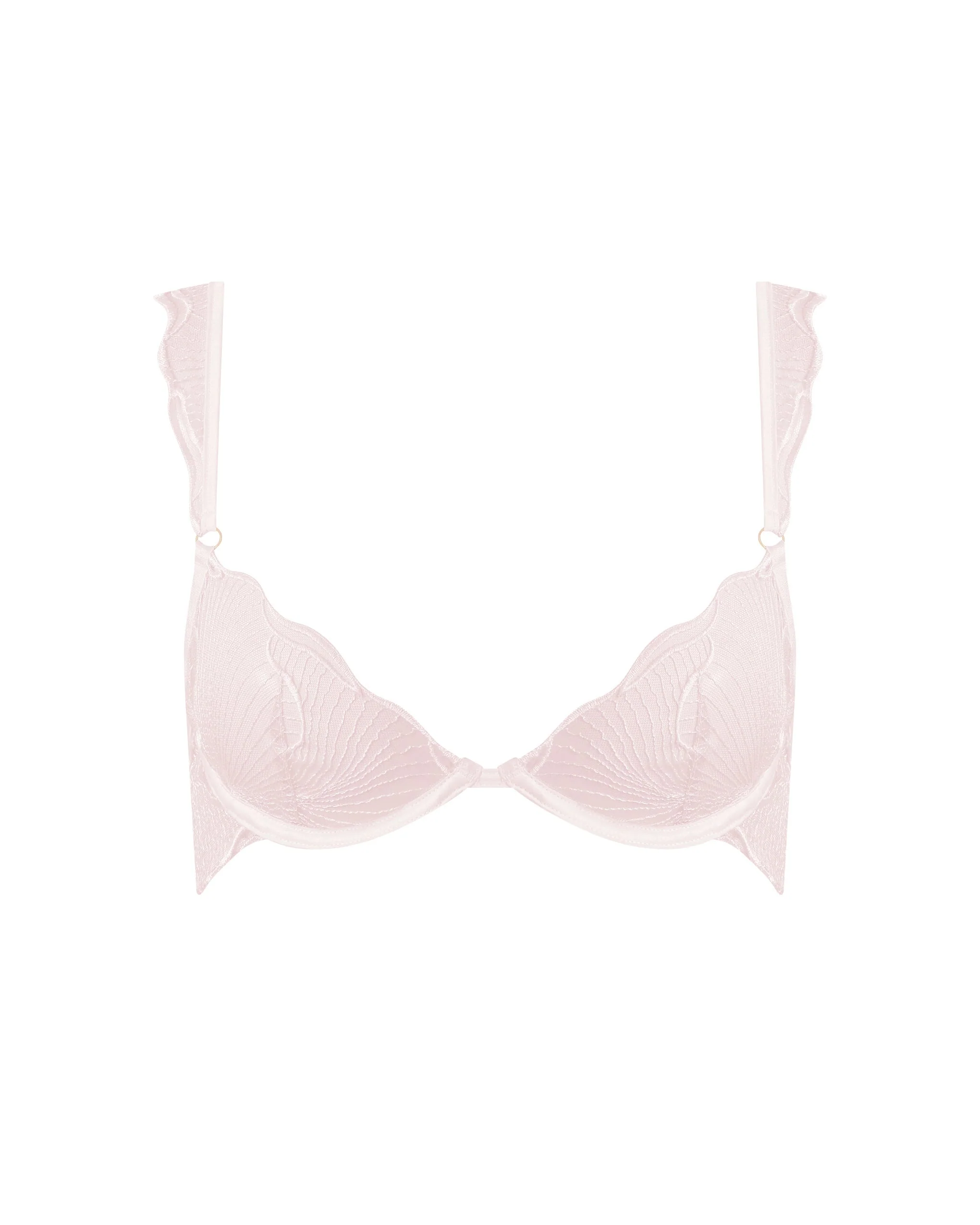 Bluebella Soutien-Gorge Transparent Brodé Marabel Rose Perle